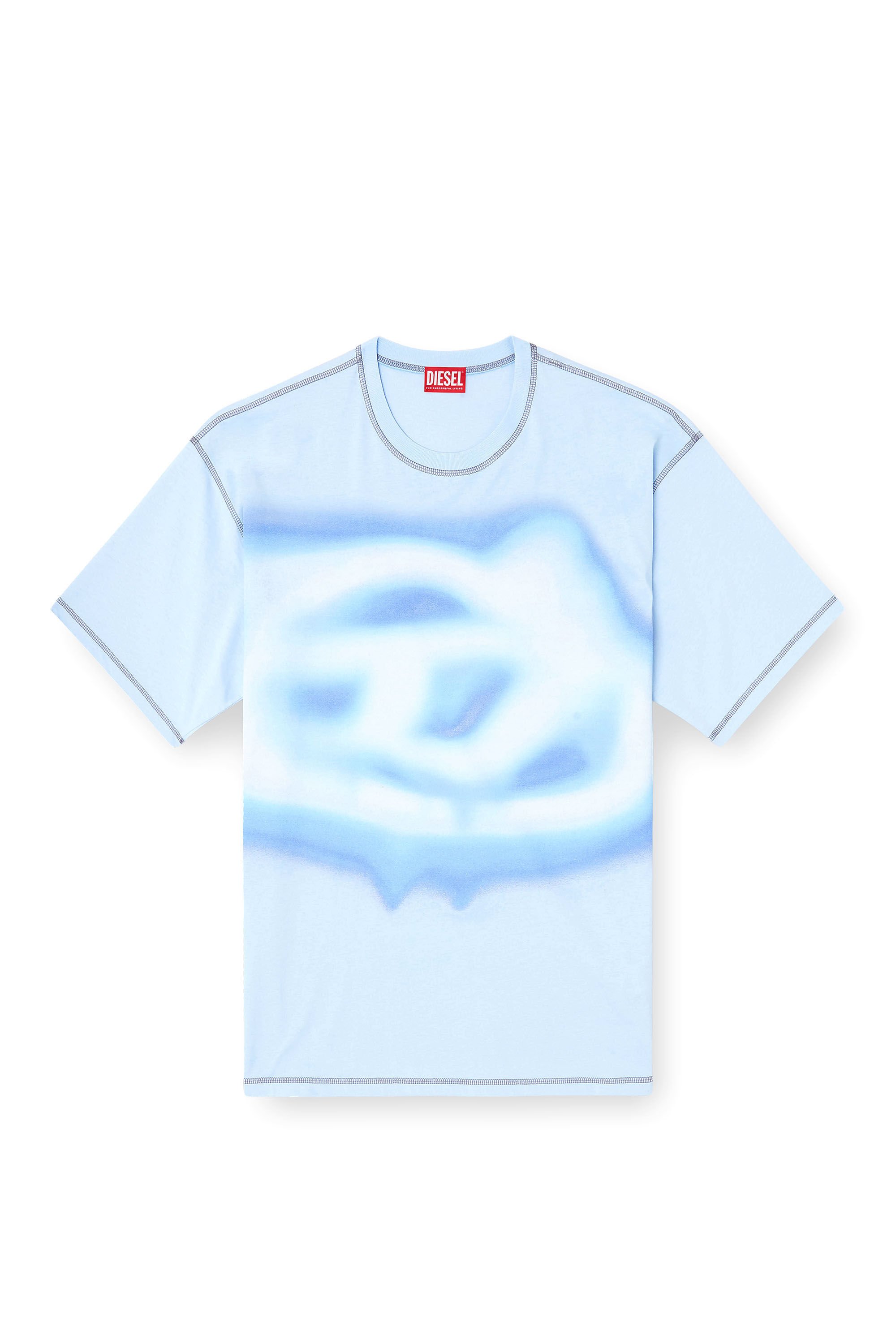 Diesel - T-BOXT-V11, Male's Relaxed T-shirt with water-effect print in null - 2