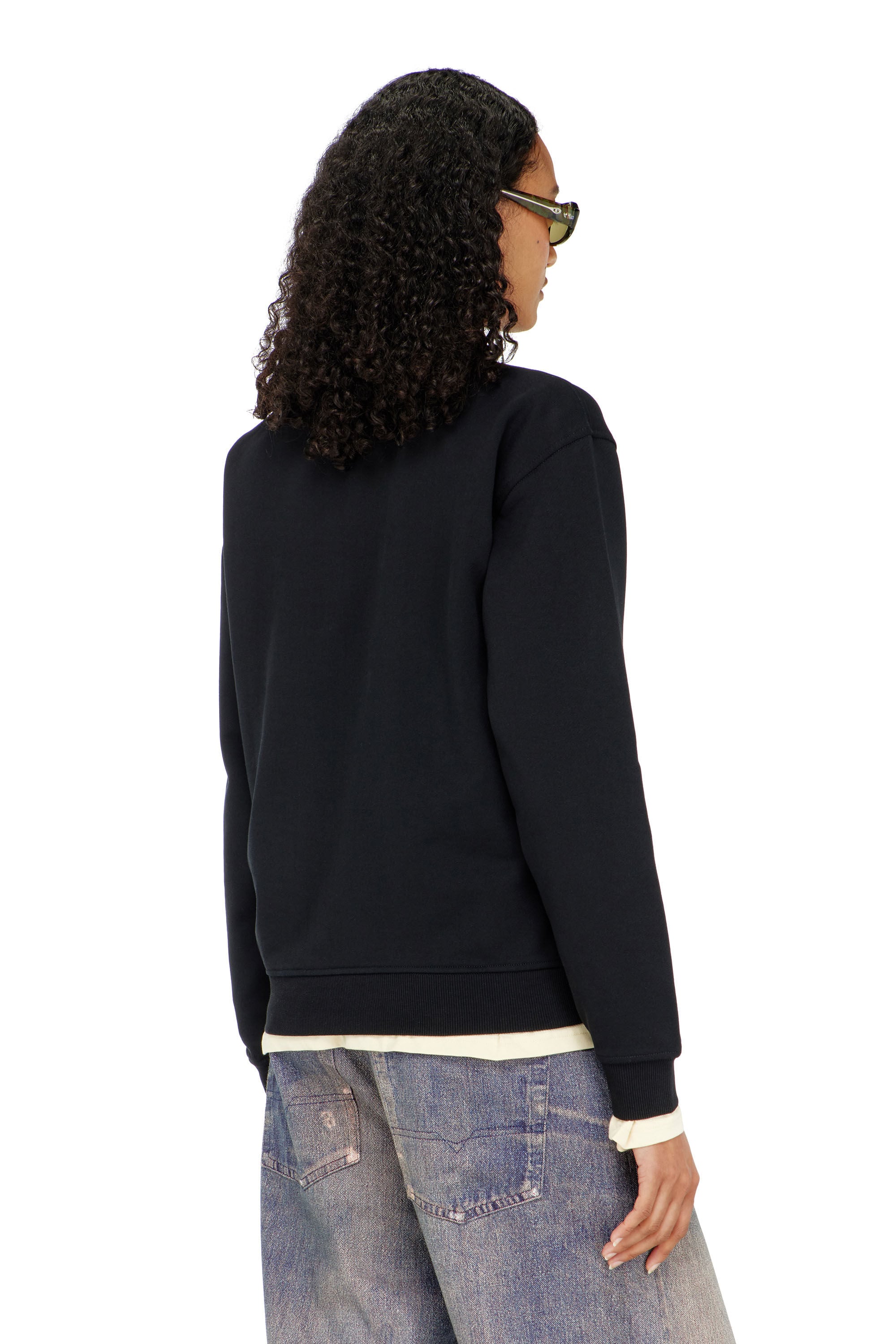 Diesel - F-NORMY-OD, Female's プルオーバースウェット in ブラック - 4