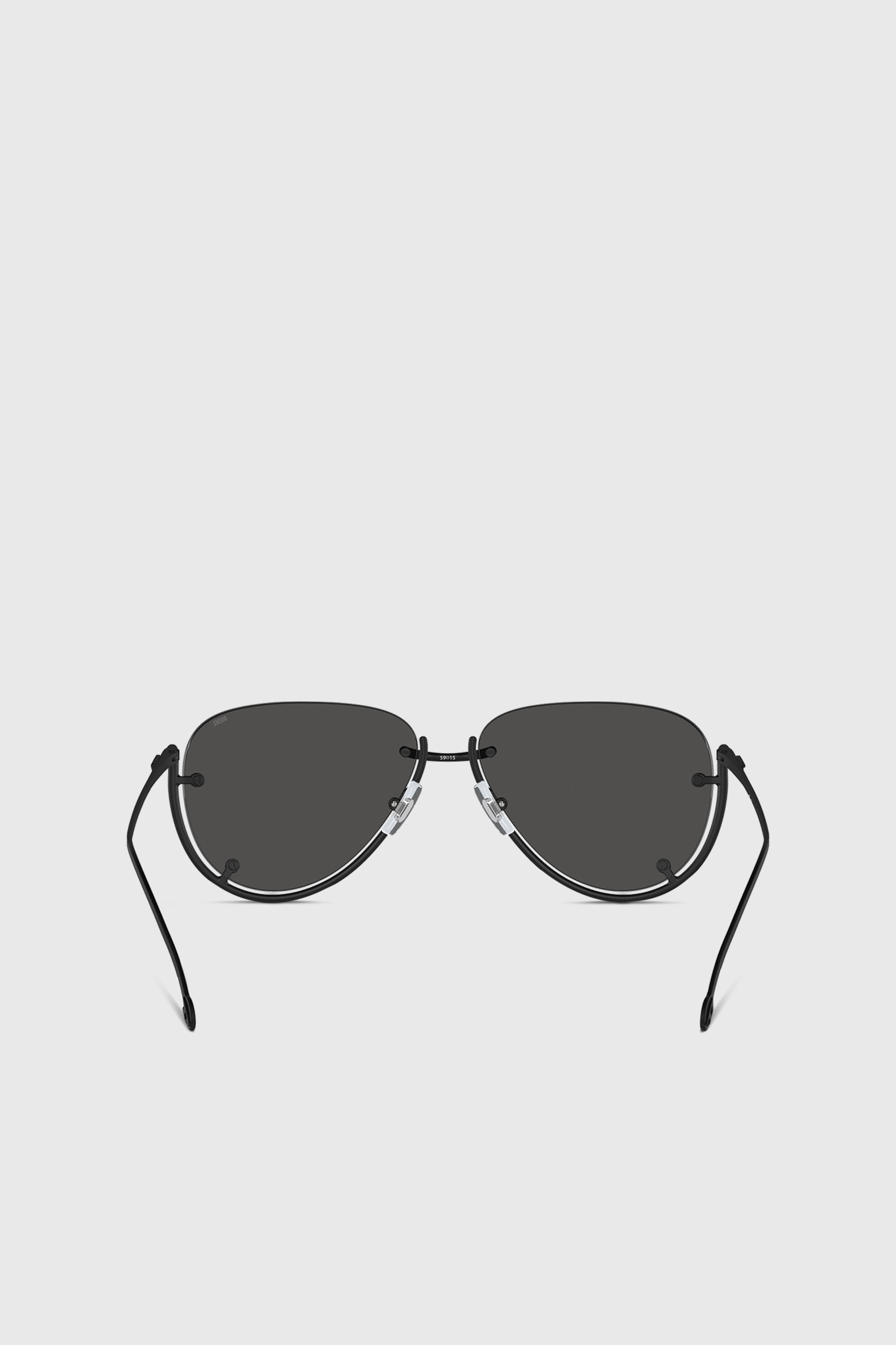 Diesel - 0DL1003, Unisex's サングラス in ブラック - 3