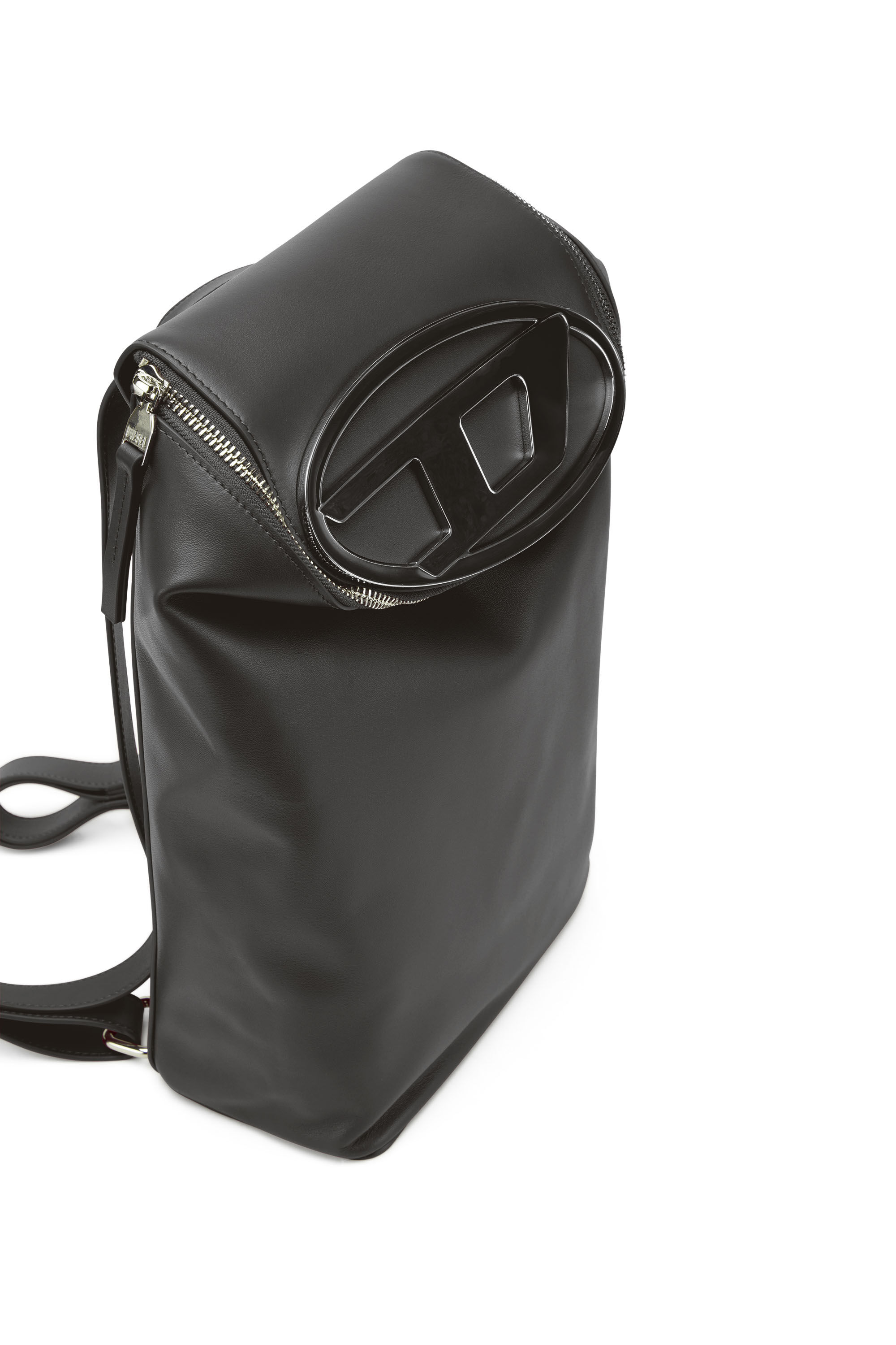 1DR-BACKPACK（WOMEN）: ロゴレザーバックパック｜ディーゼル
