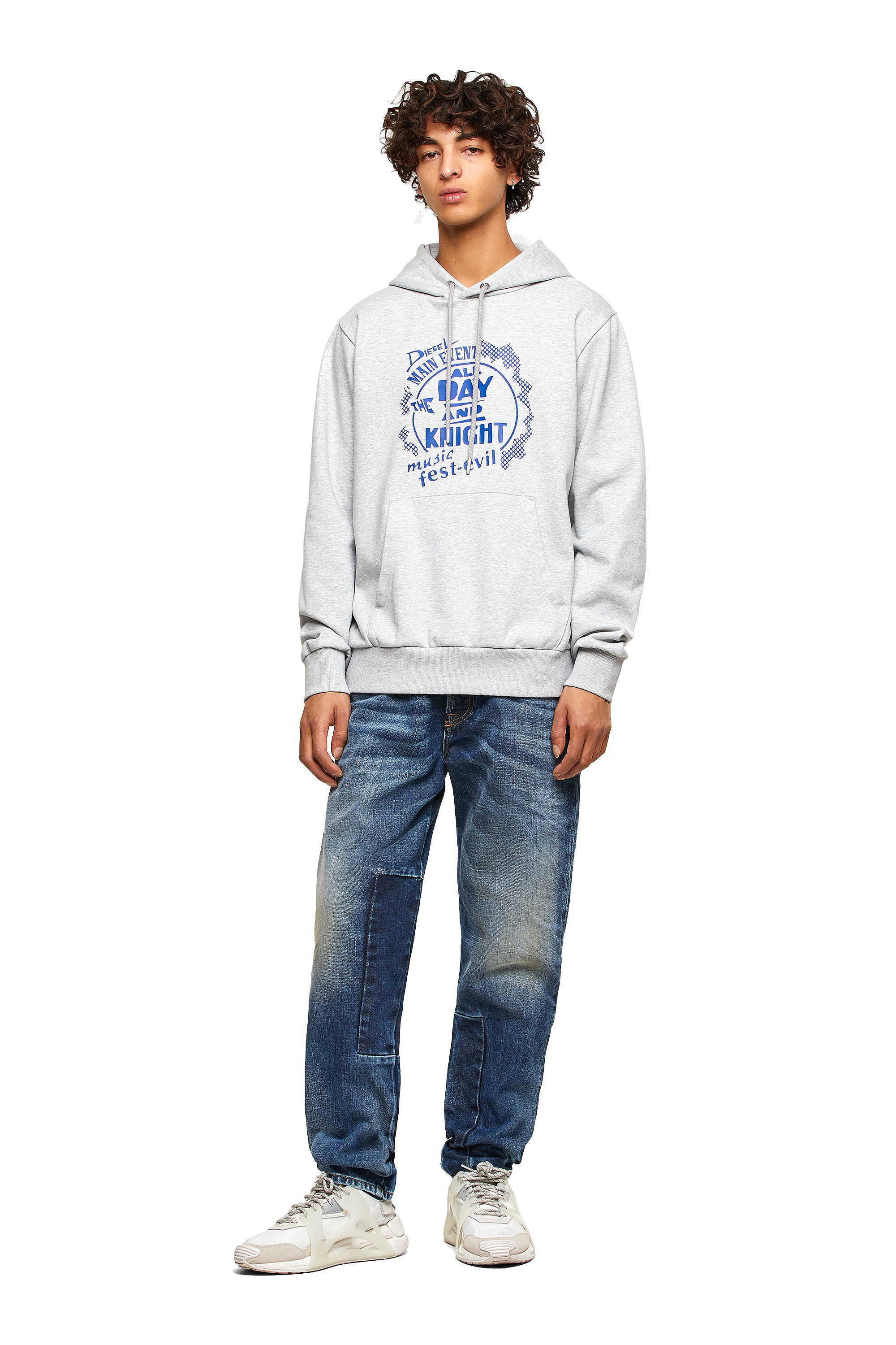 Diesel - S-GIRK-HOOD-K40, グレー - Image 1