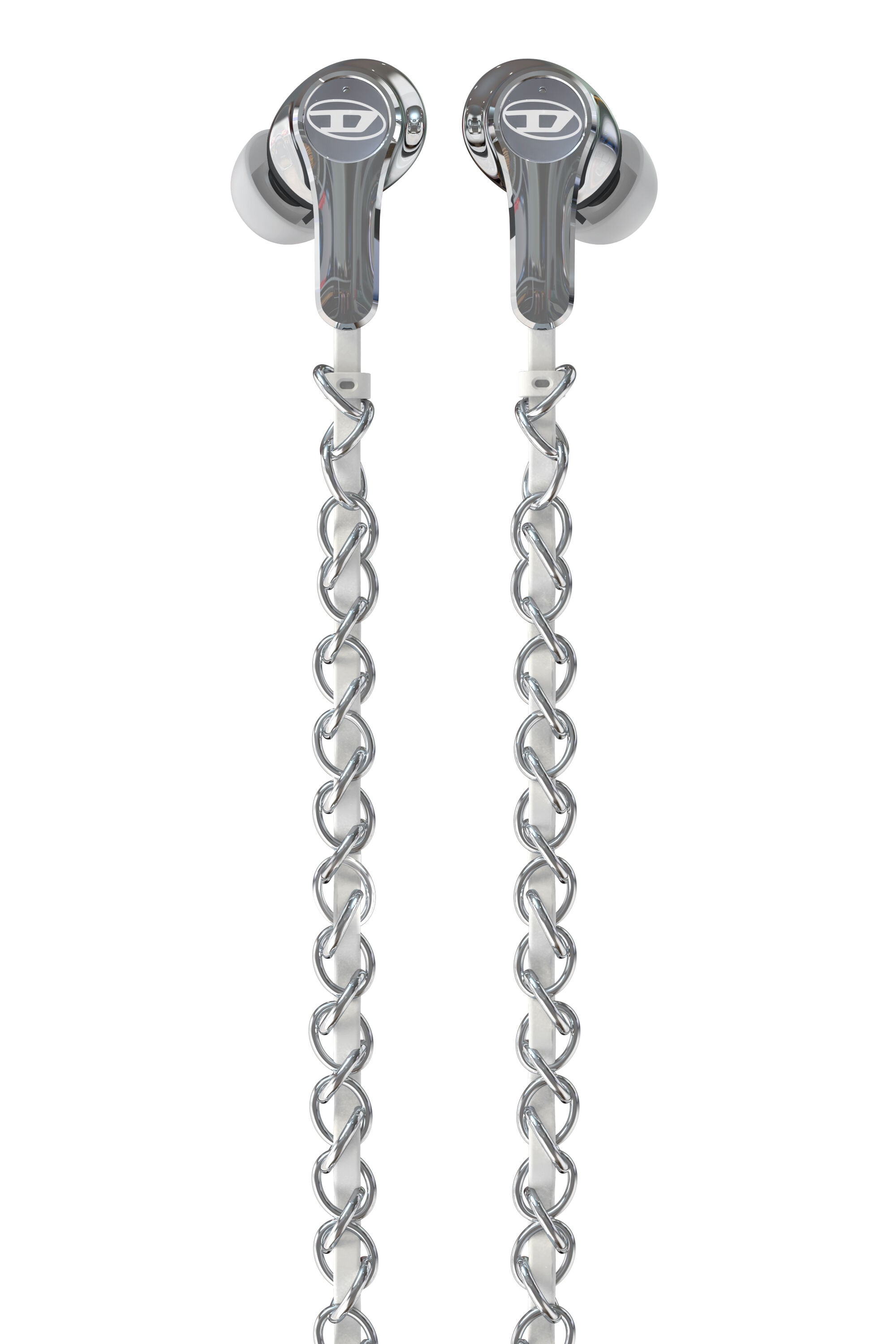 Diesel - 60458  WIRED EARBUDS WIRED EARBUDS, Unisex's UNIVERSAL in シルバー - 3
