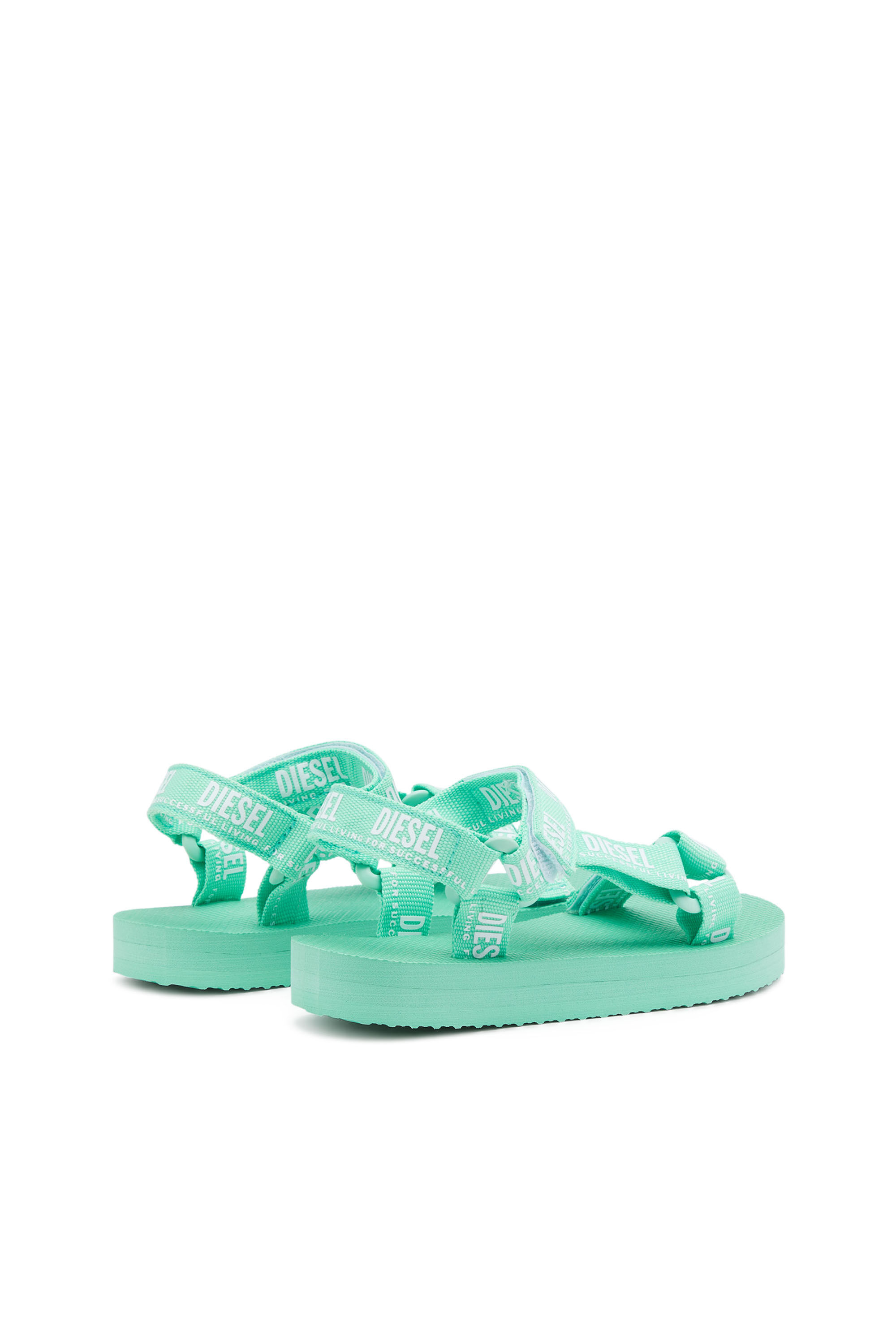 Diesel - S-ANDAL T, Unisex's サンダル in ウォーターグリーン - 3