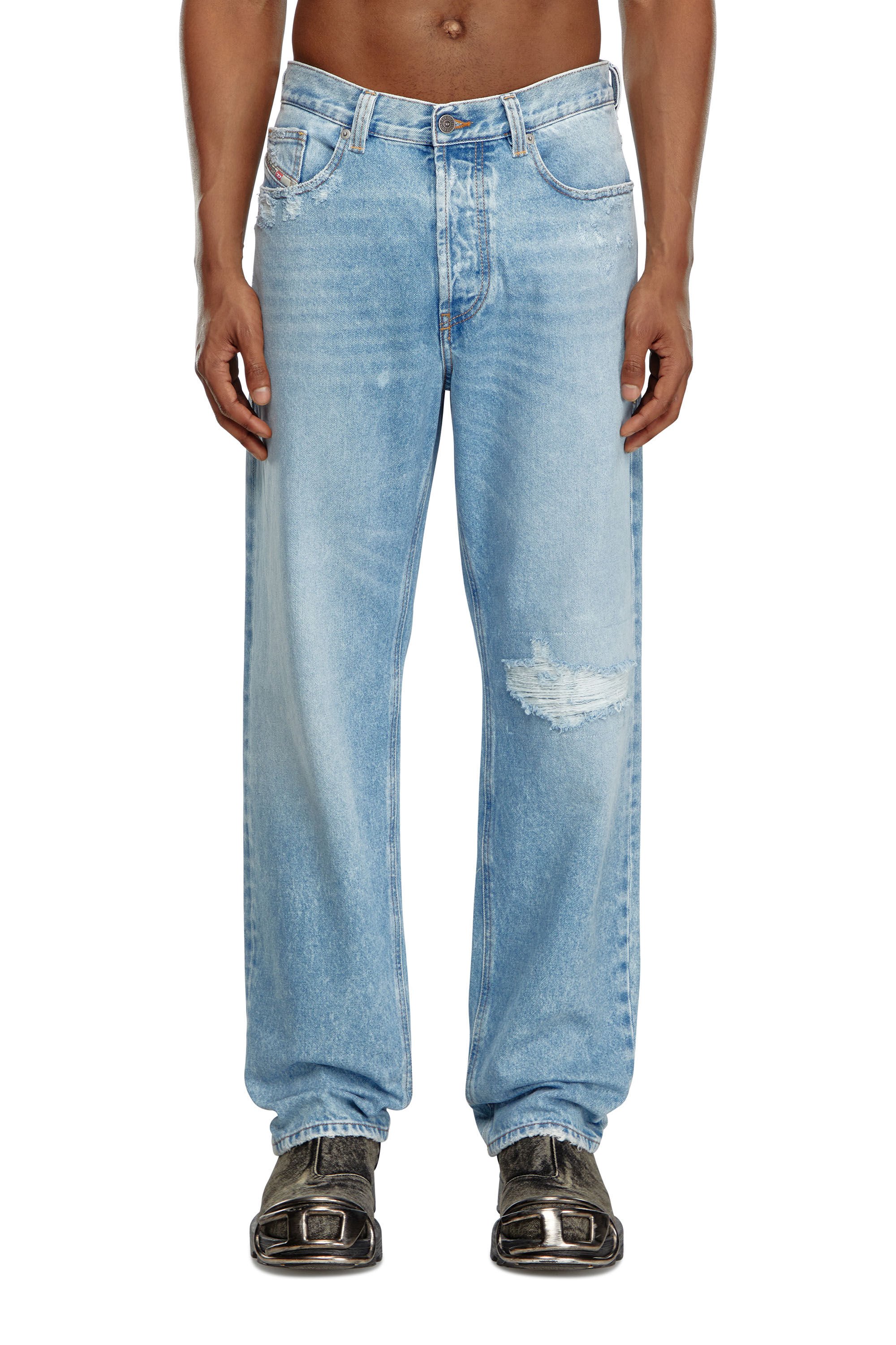 Diesel - Male's Regular Jeans 2024 D-Macs 09J80, ライトブルー - 3