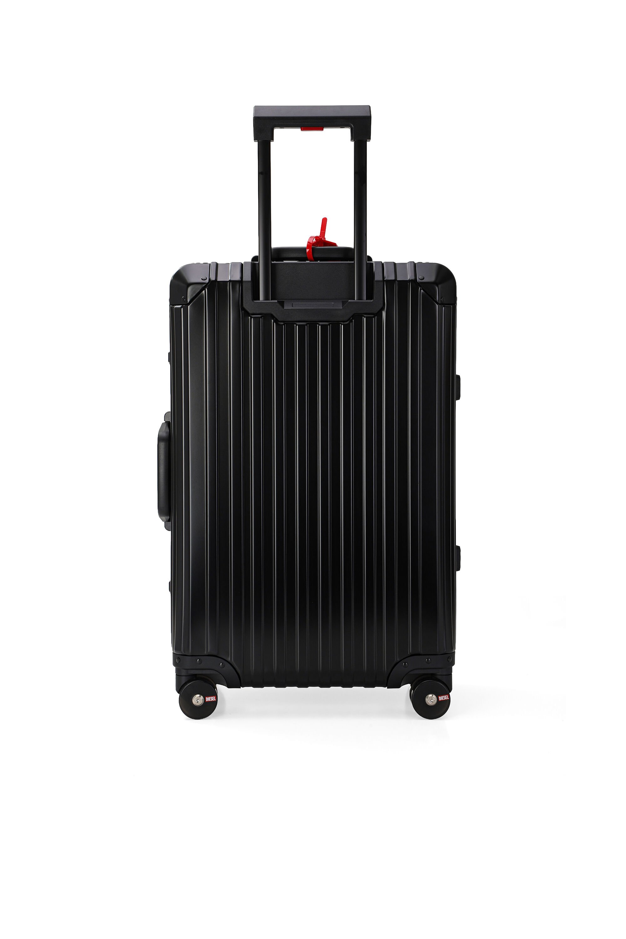Diesel - DIESEL ALUMINUM TROLLEY- DSL002, Unisex's Aluminum Carry-On Luggage 24" in ブラック - 2