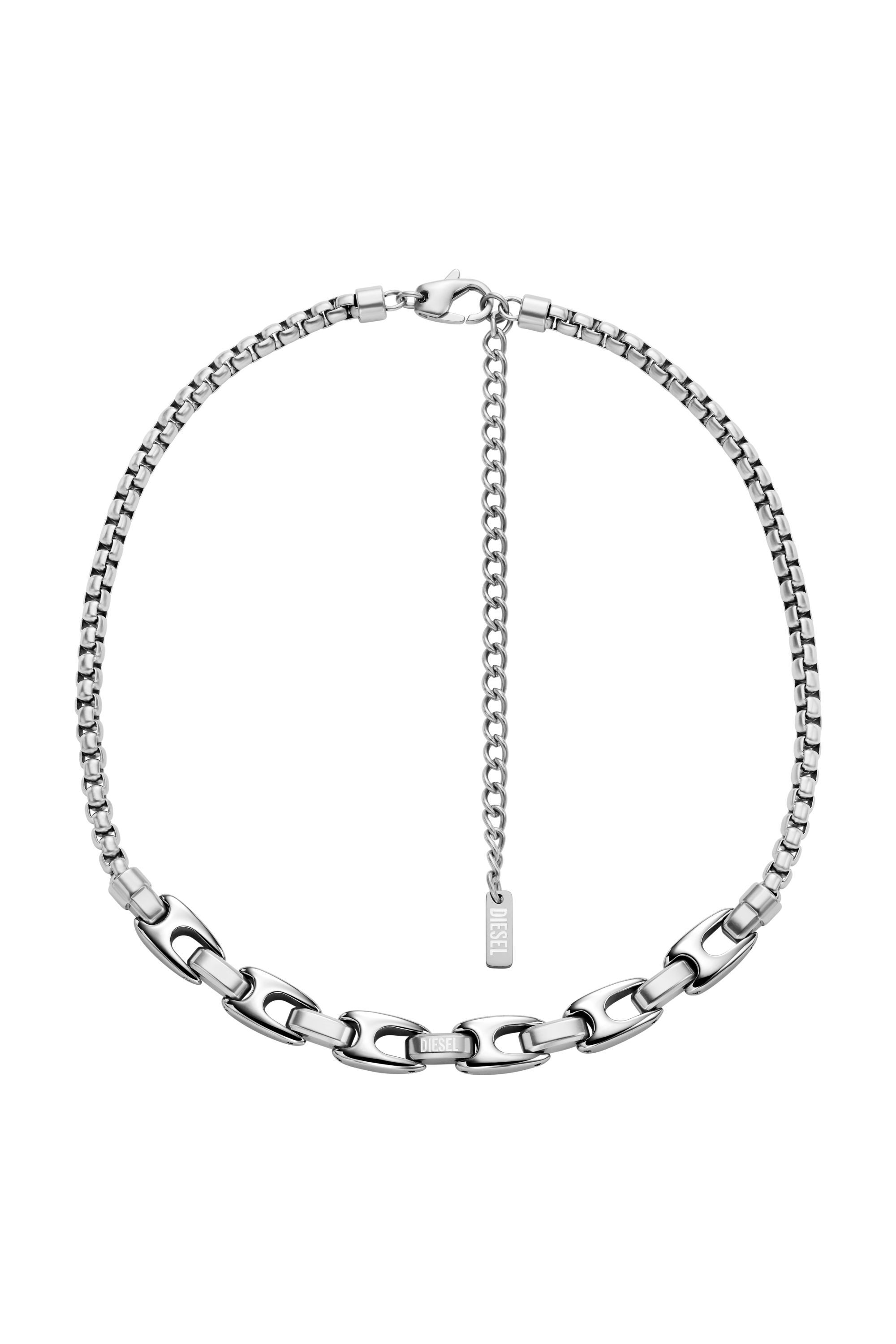 DX1650040 JEWELLERY Stainless steel chain necklace｜シルバー