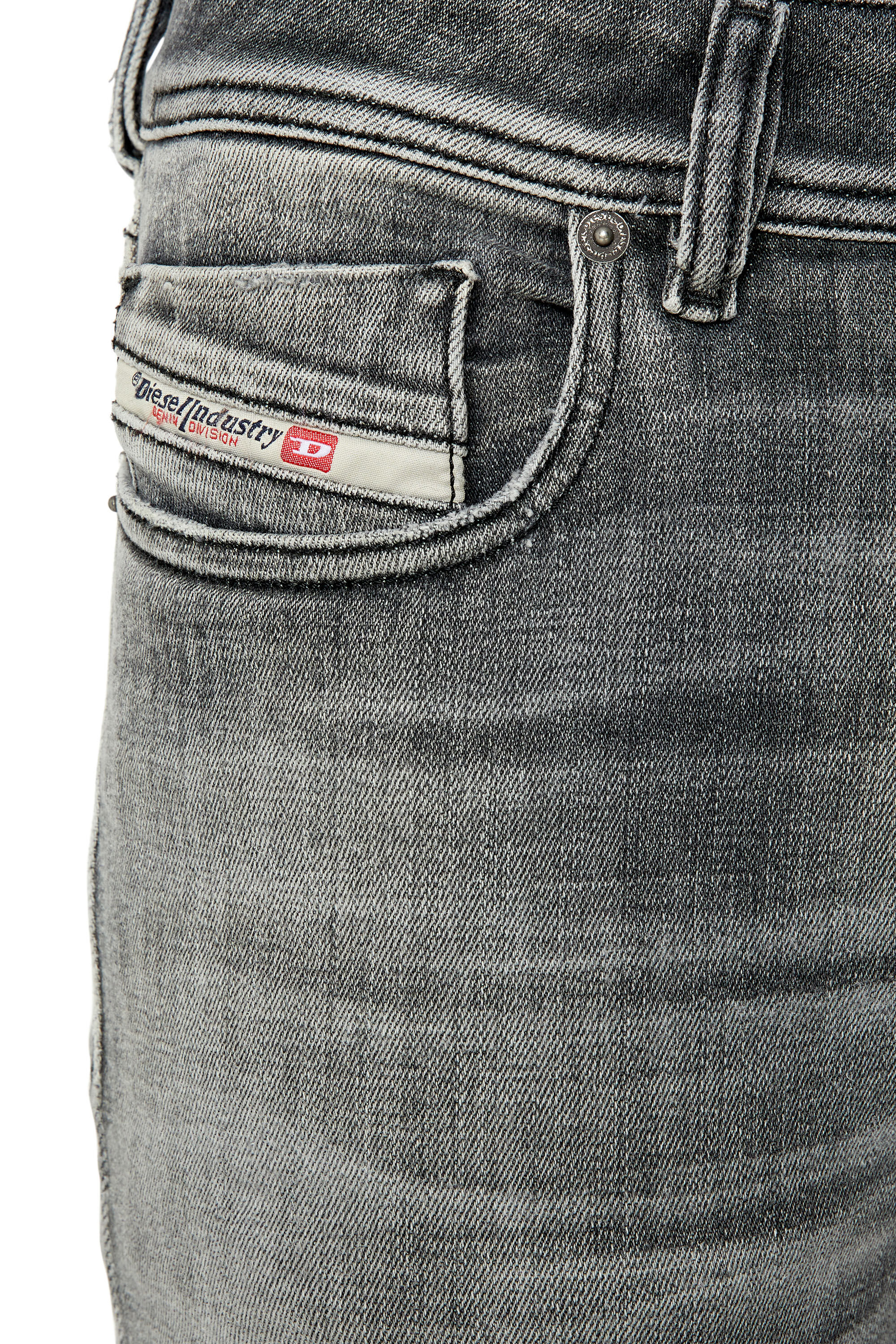 Diesel - Male's Skinny Jeans 1979 Sleenker 09E71, ブラック/ダークグレー - 4