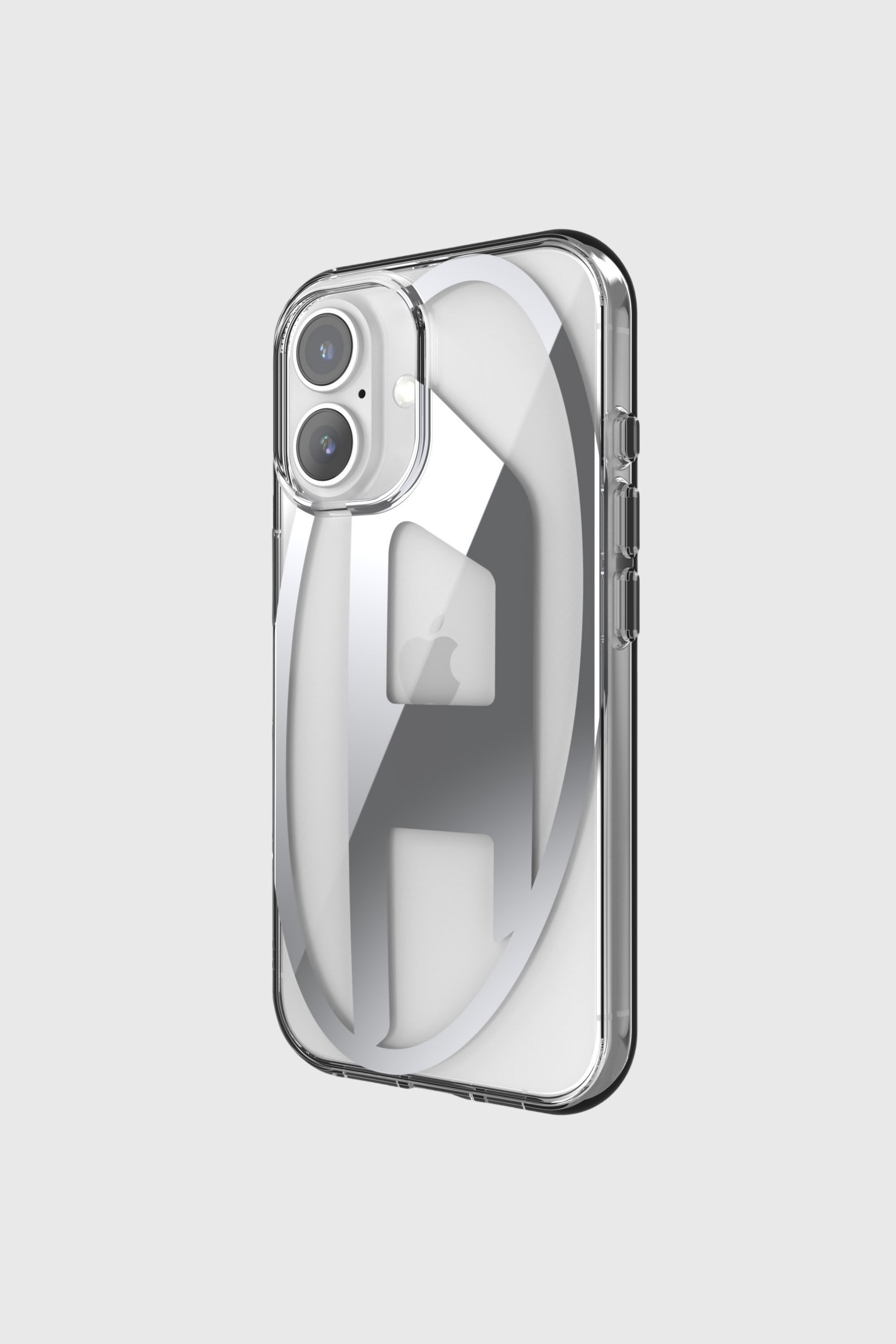 Diesel - 60139 AOP CASE, Unisex's Oval D Mirror Case for iP 16 in シルバー - 3