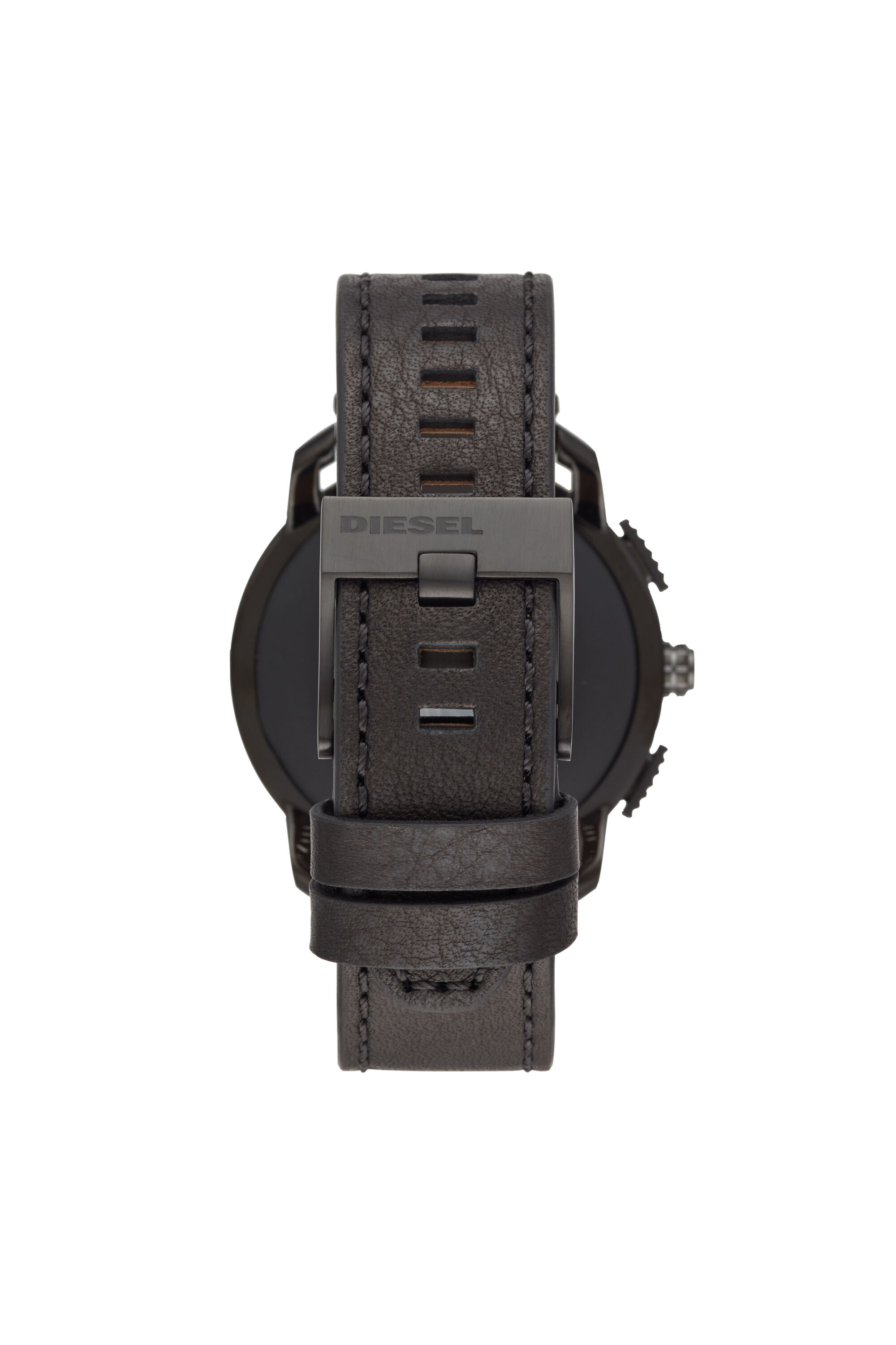 Diesel - DT2016, Male's Axial Smartwatch - Bronze Stainless Steel and Black Leather in ブラック/ブロンズ - 2