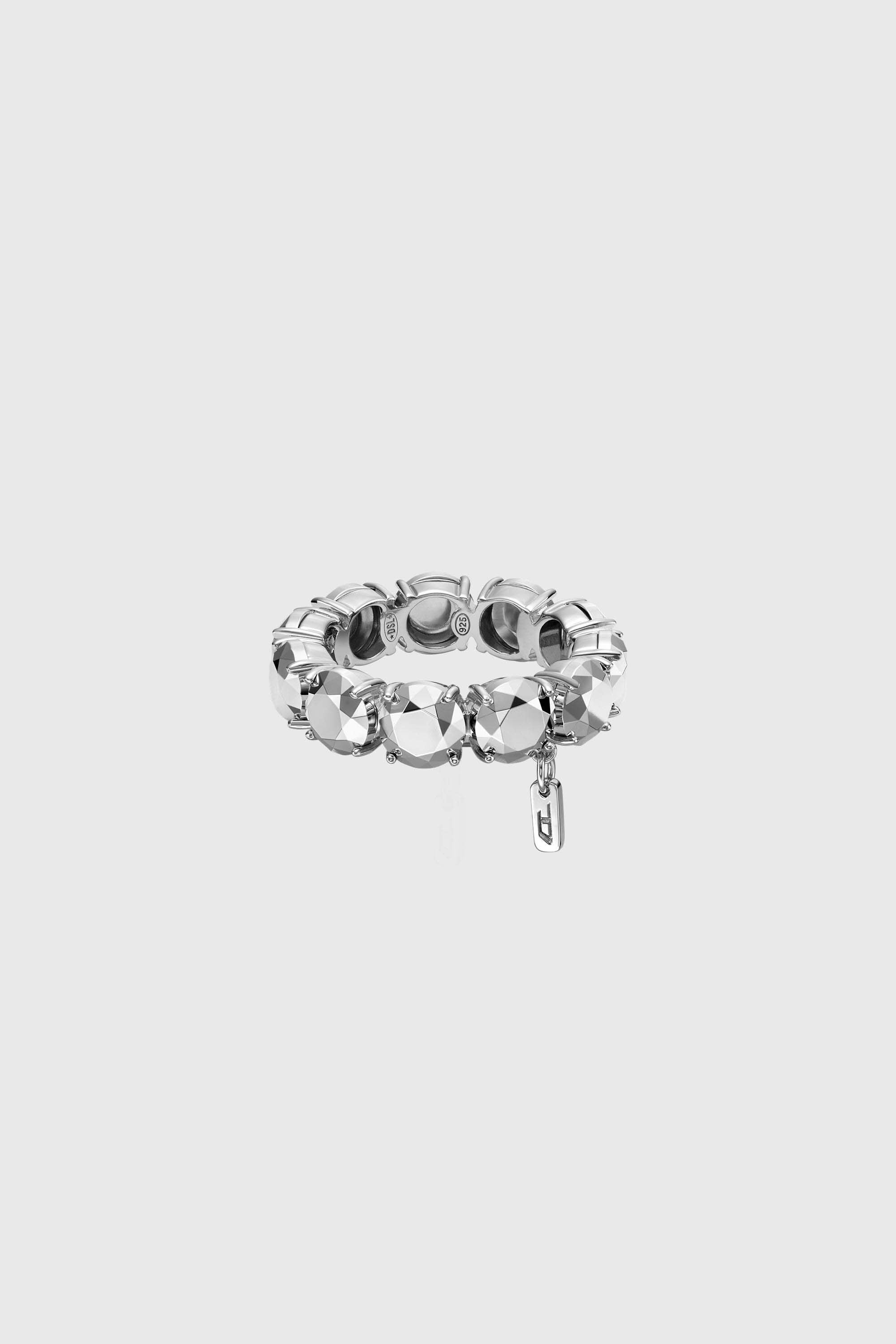 Diesel - DL1359040 STERLING SILVER JEWEL, Unisex's リング in シルバー - 2