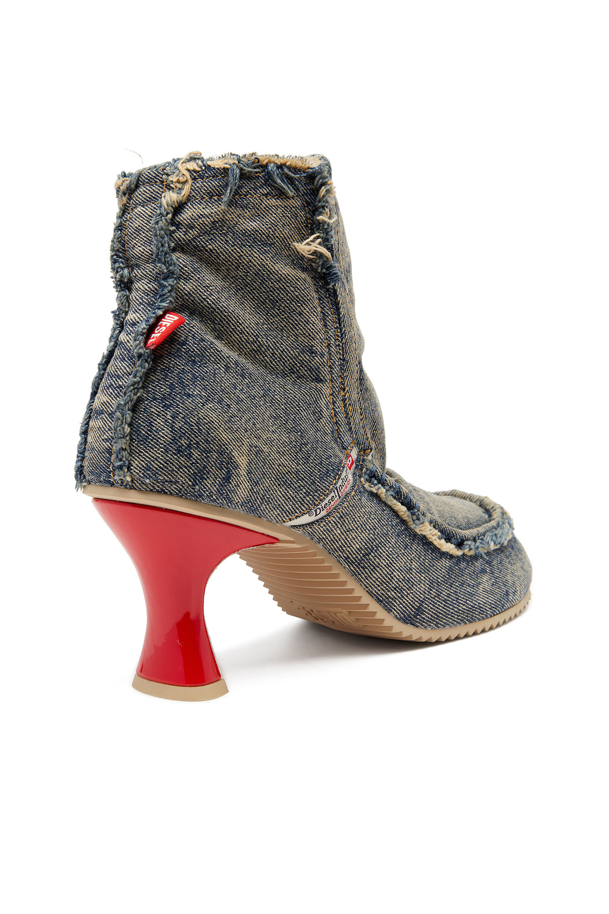 Diesel - D-WOODSTOCK HEEL AB, Female's アンクルブーツ in ブルー - 5