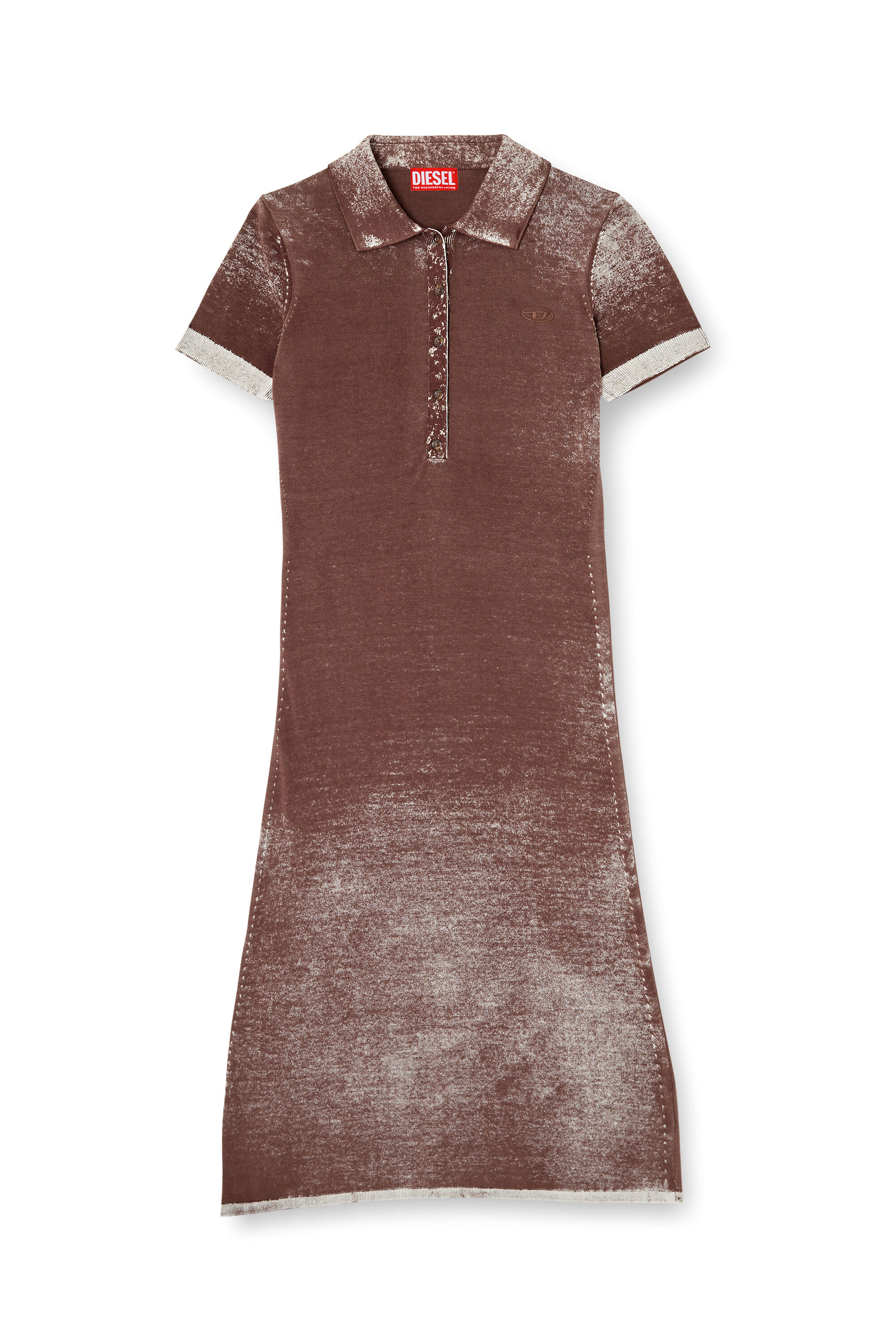 Diesel - M-LOURENS, Female's ニットポロドレス in null - 2