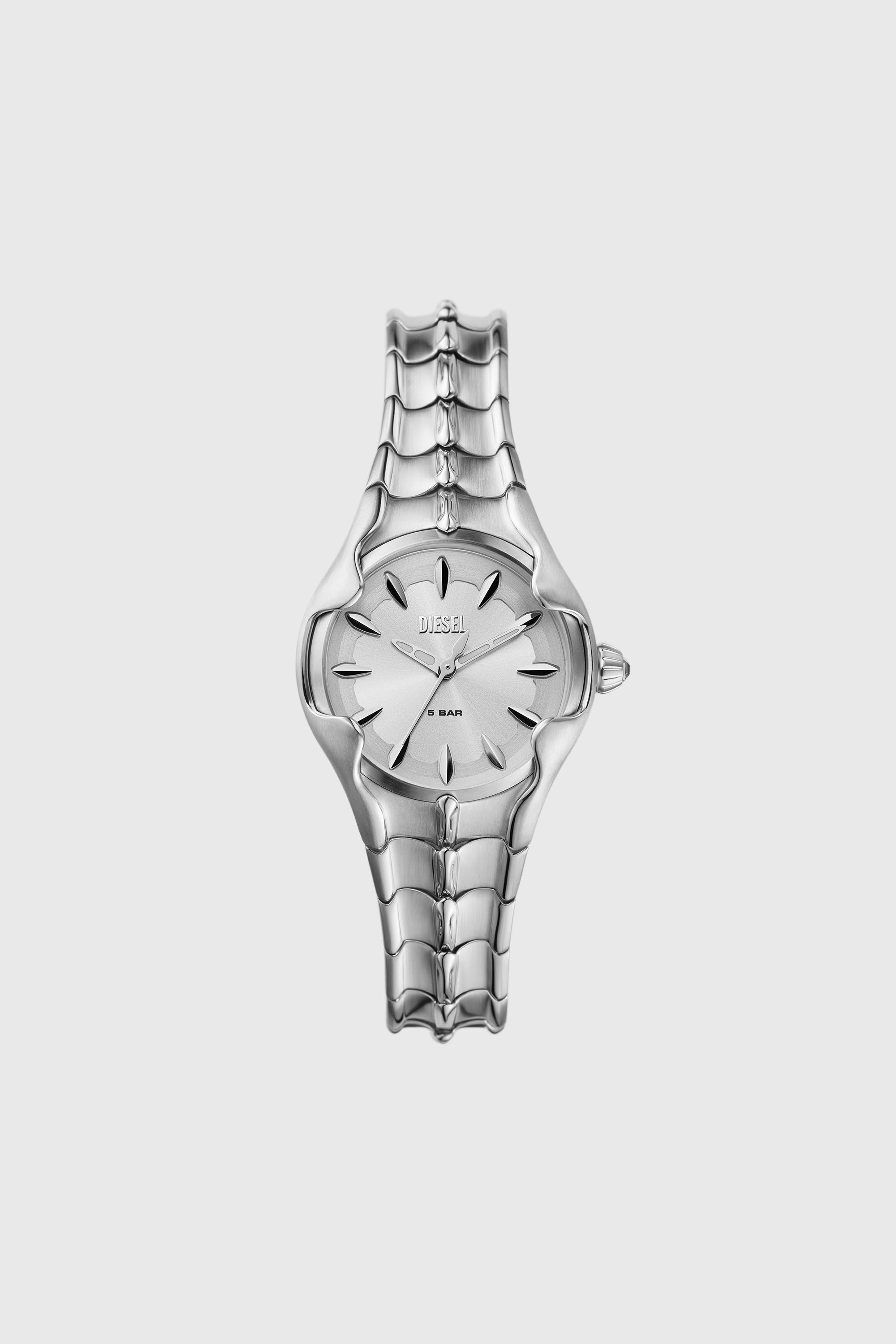 DZ5605 Vert three-hand stainless steel watch｜シルバー｜ウィメンズ