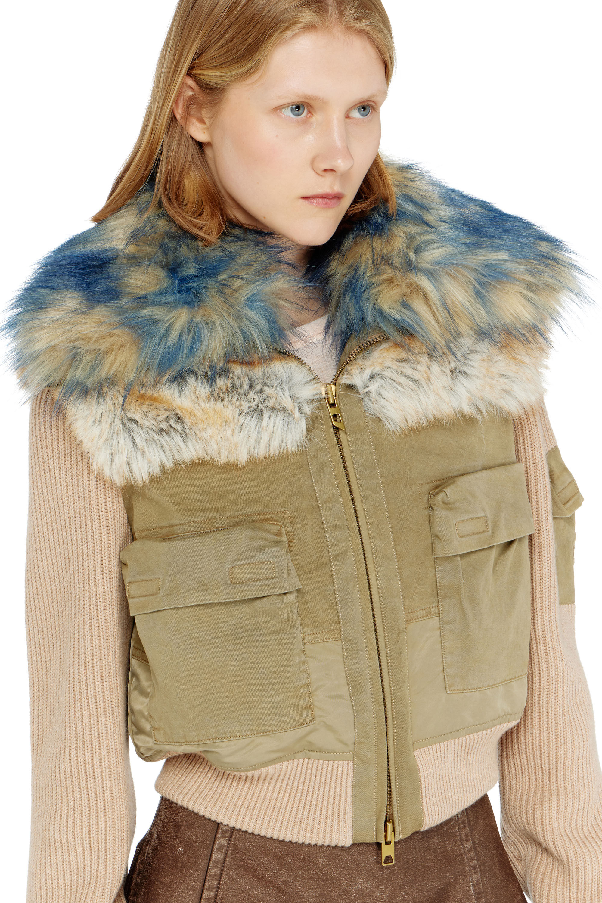 Diesel - G-USTAV, Female's ジャケット in ベージュ - 4