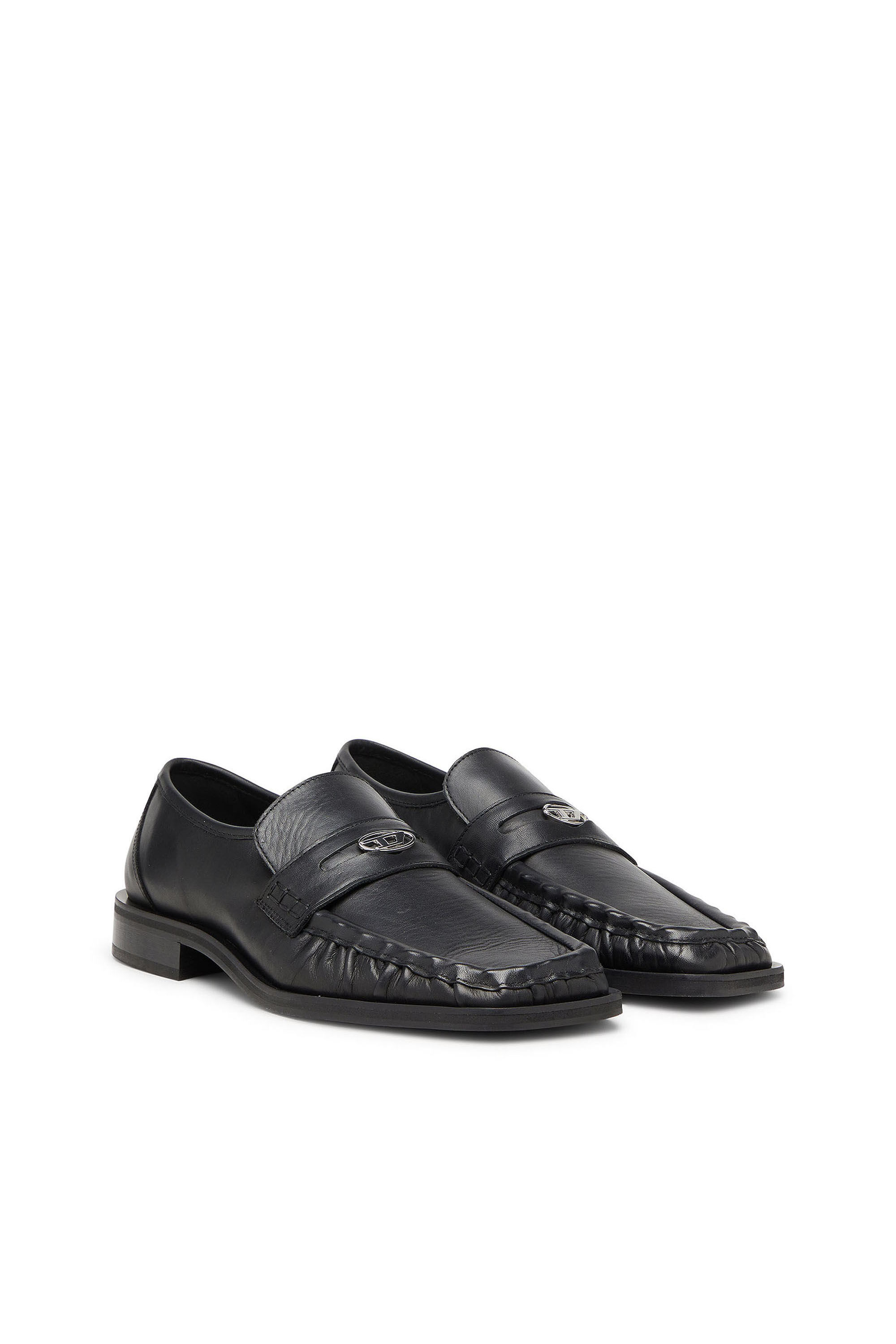 D-AMBER LOAFER ローファー｜ブラック｜メンズ｜DIESEL