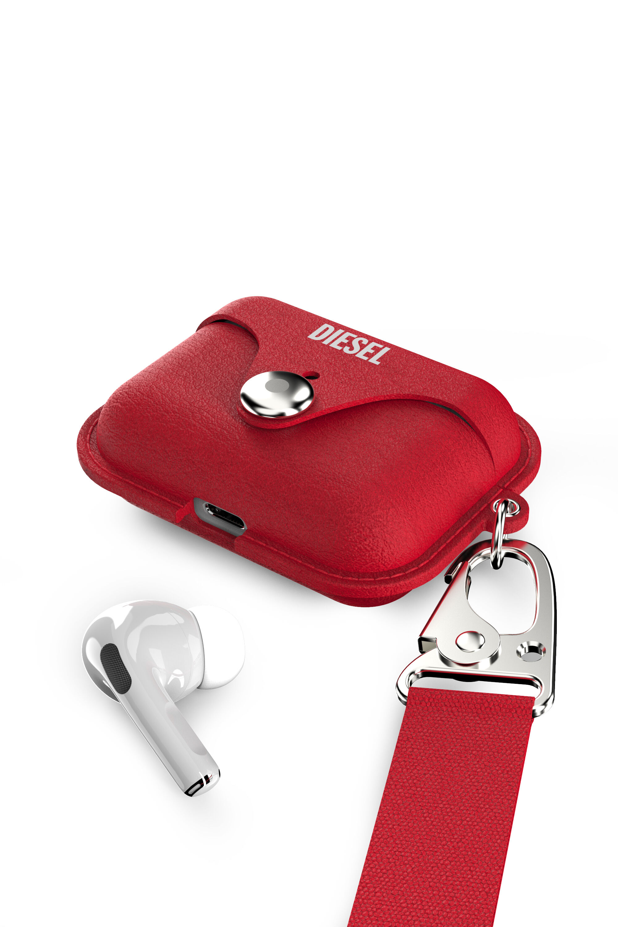 Diesel - 49860 AIRPOD CASE, Unisex's AIRPODS PRO ケース in レッド - 5