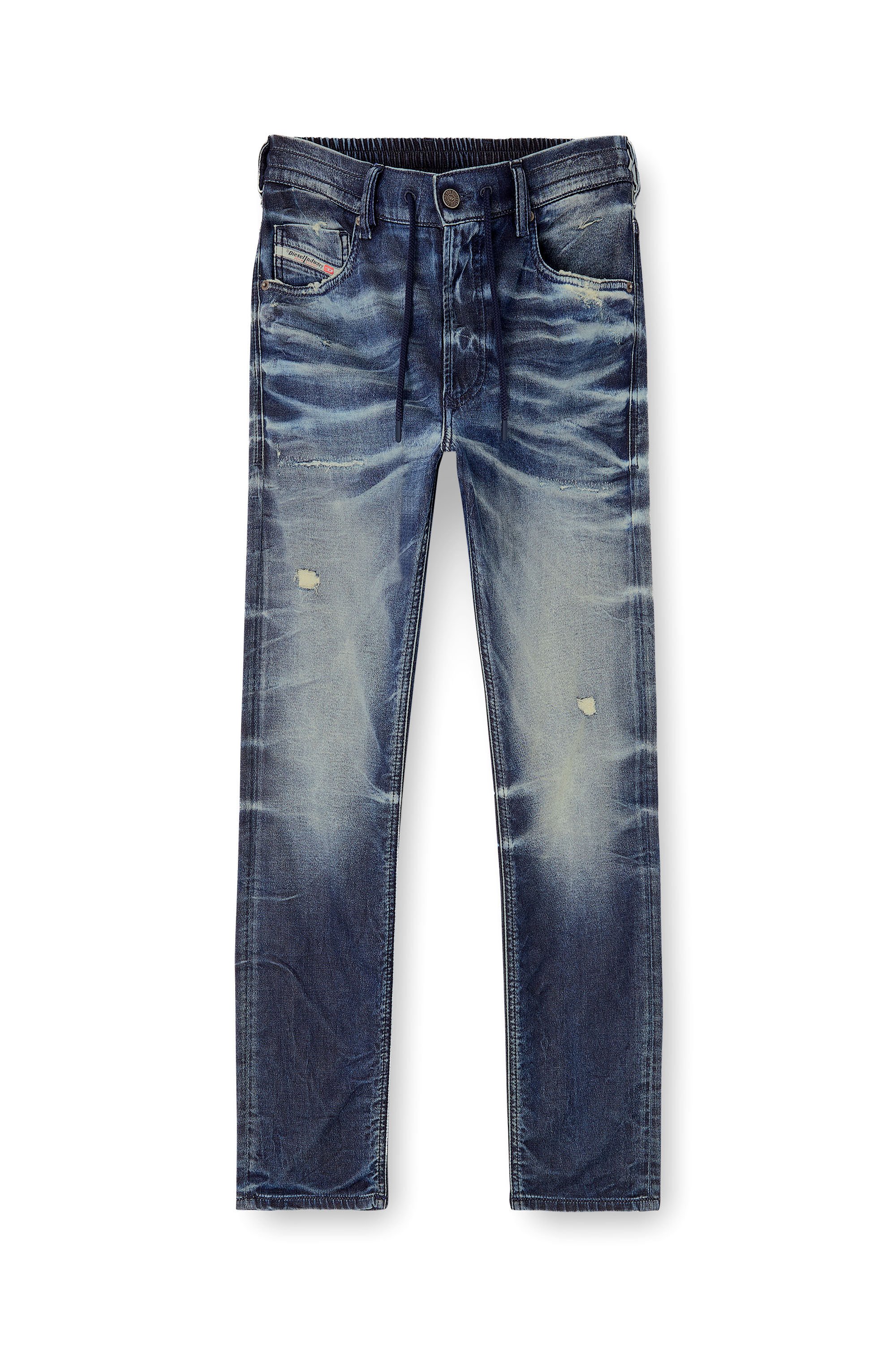 Diesel - Male's Regular 2032 D-Krooley Joggjeans® 068UD, ダークブルー - 2
