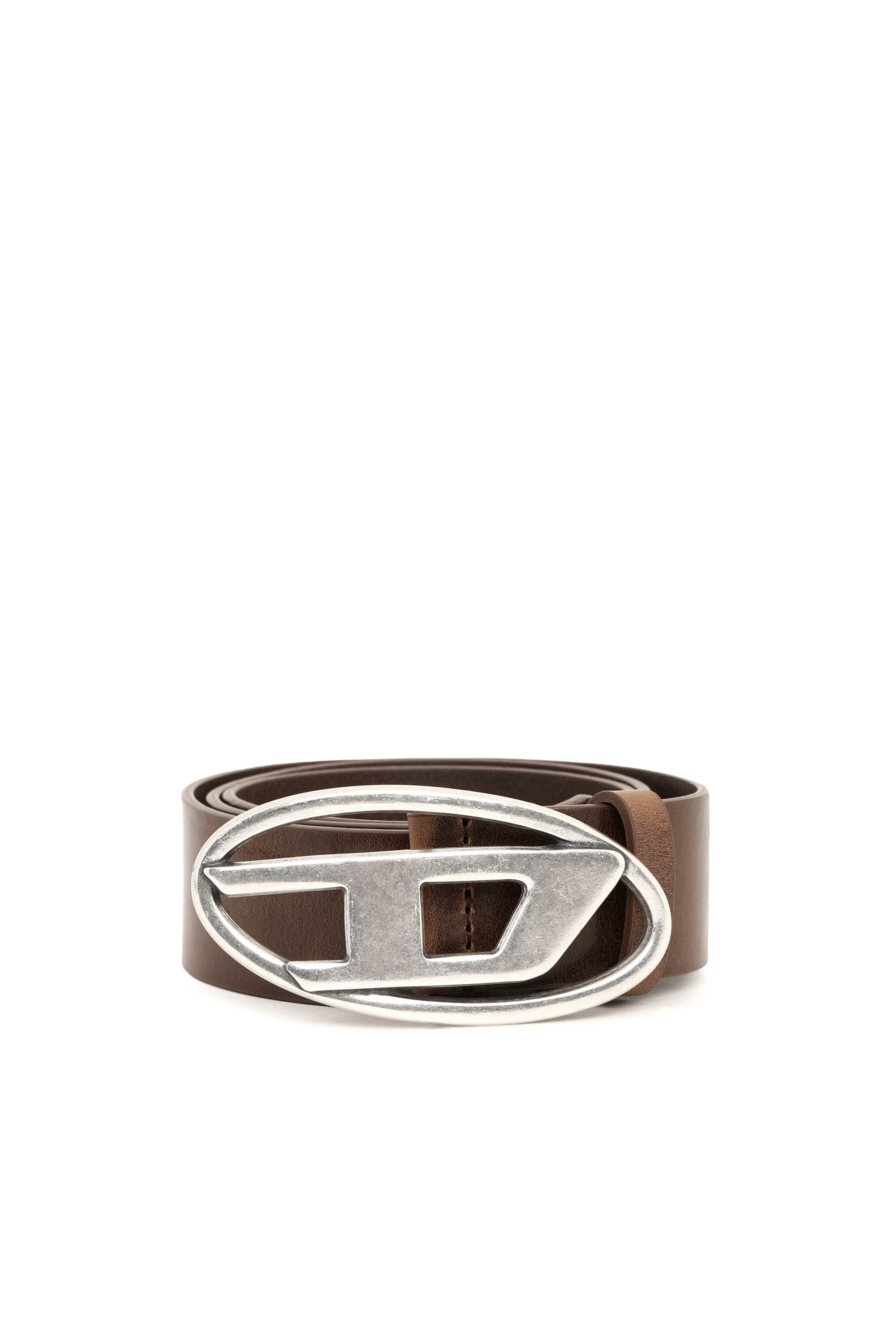 Diesel - B-1DR, Male's カウレザーベルト in Brown - 1