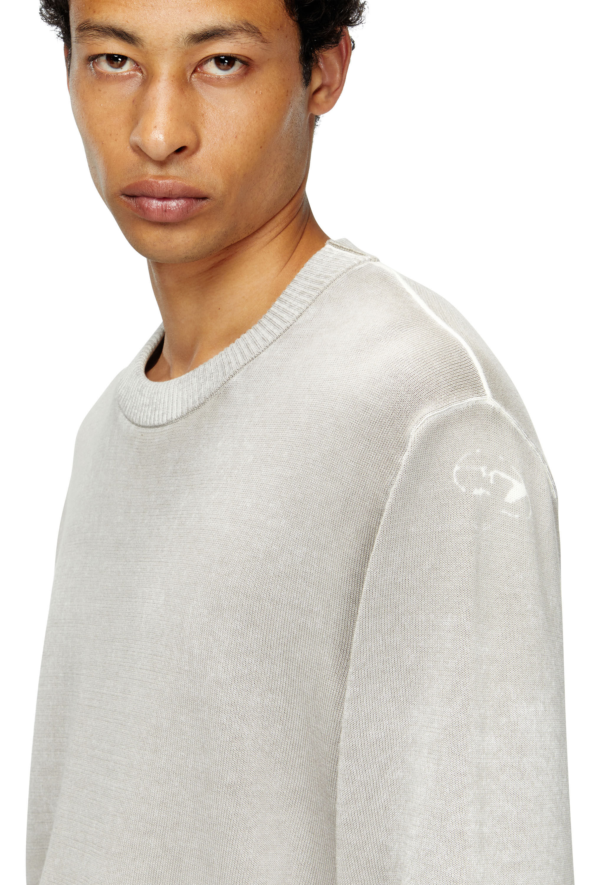 Diesel - K-LARENCE-B, Male's ニット in ライトグレー - 4