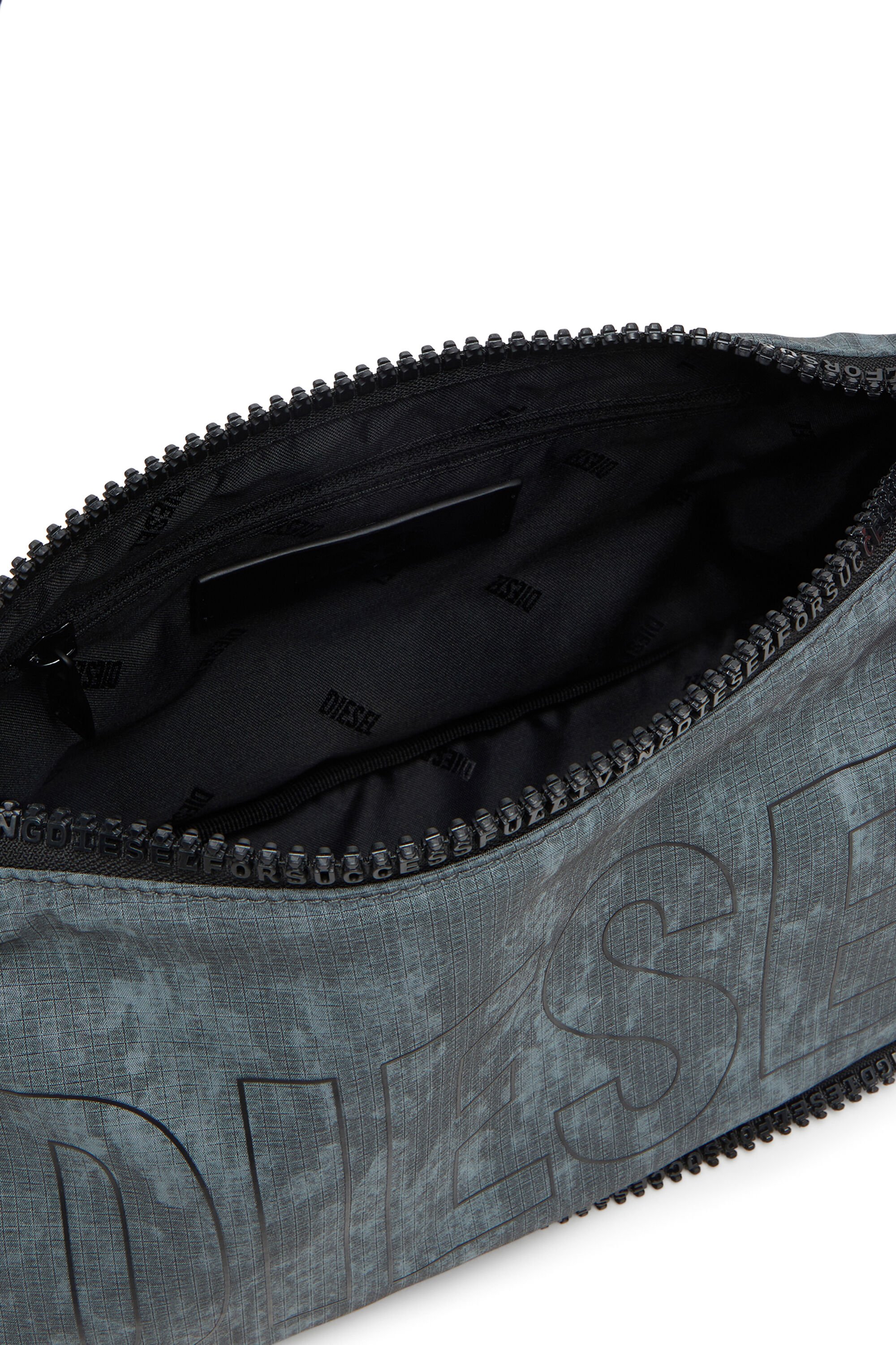 Diesel - ZIP-D CROSSBODY BAG X, Unisex's クロスボディバッグ in グレー - 5