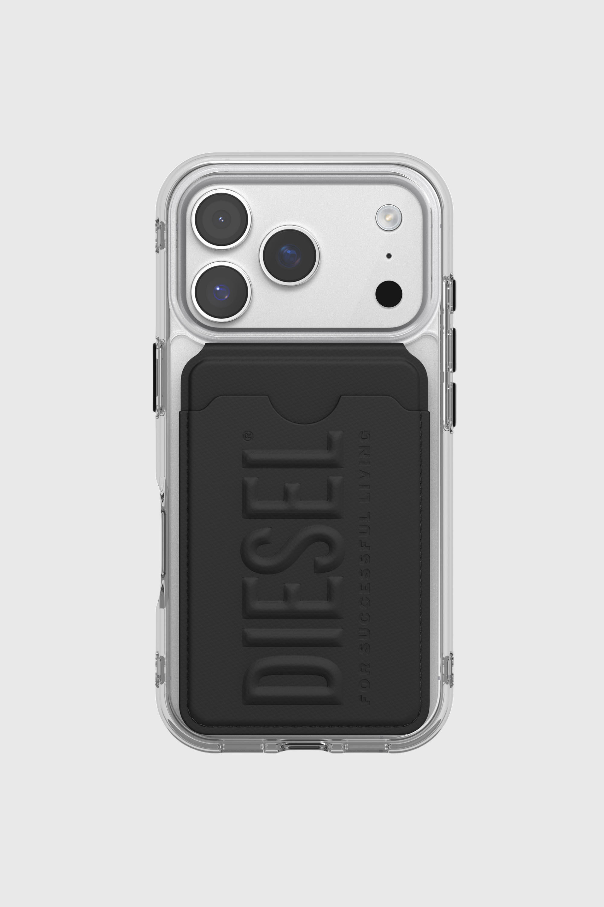 60449 CREDIT CARD HOLDER UNIVERSAL｜ブラック｜ウィメンズ｜DIESEL