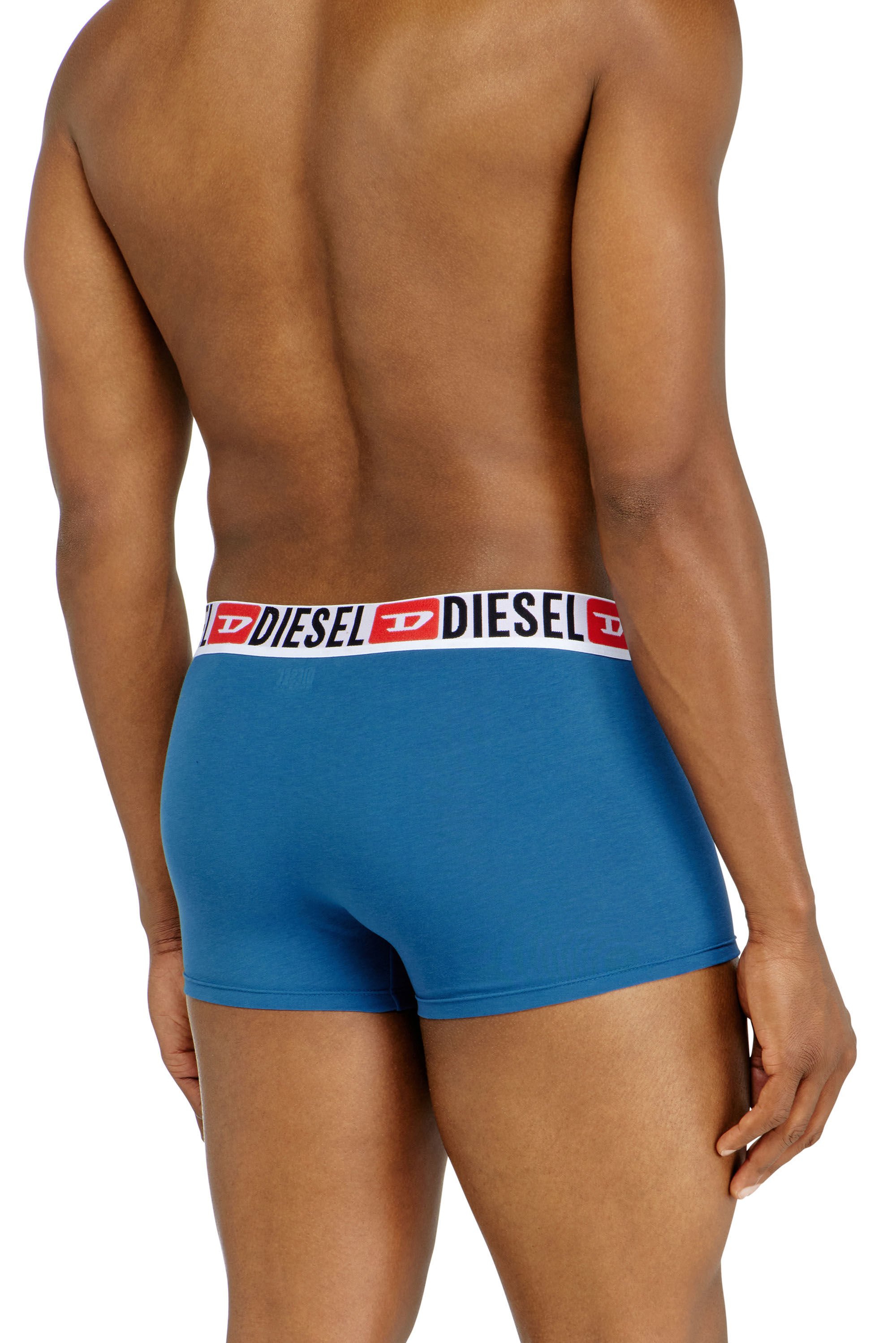 Diesel - UMBX-DAMIENTHREEPACK, Male's ボクサーパンツ 3枚パック in ピンク/ブルー - 4