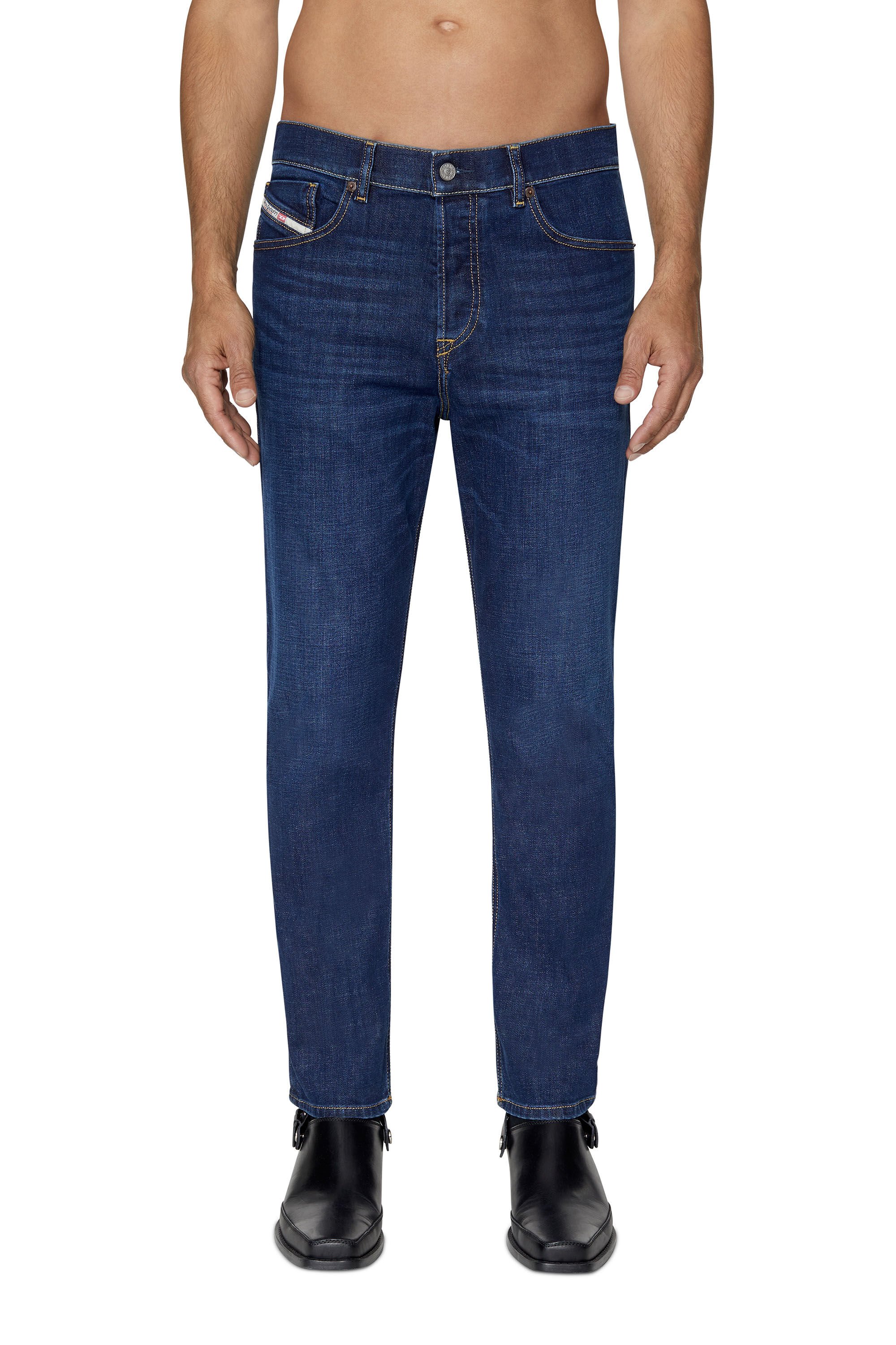 Diesel - Male's Tapered Jeans 2005 D-Fining 09B90, ダークブルー - 3