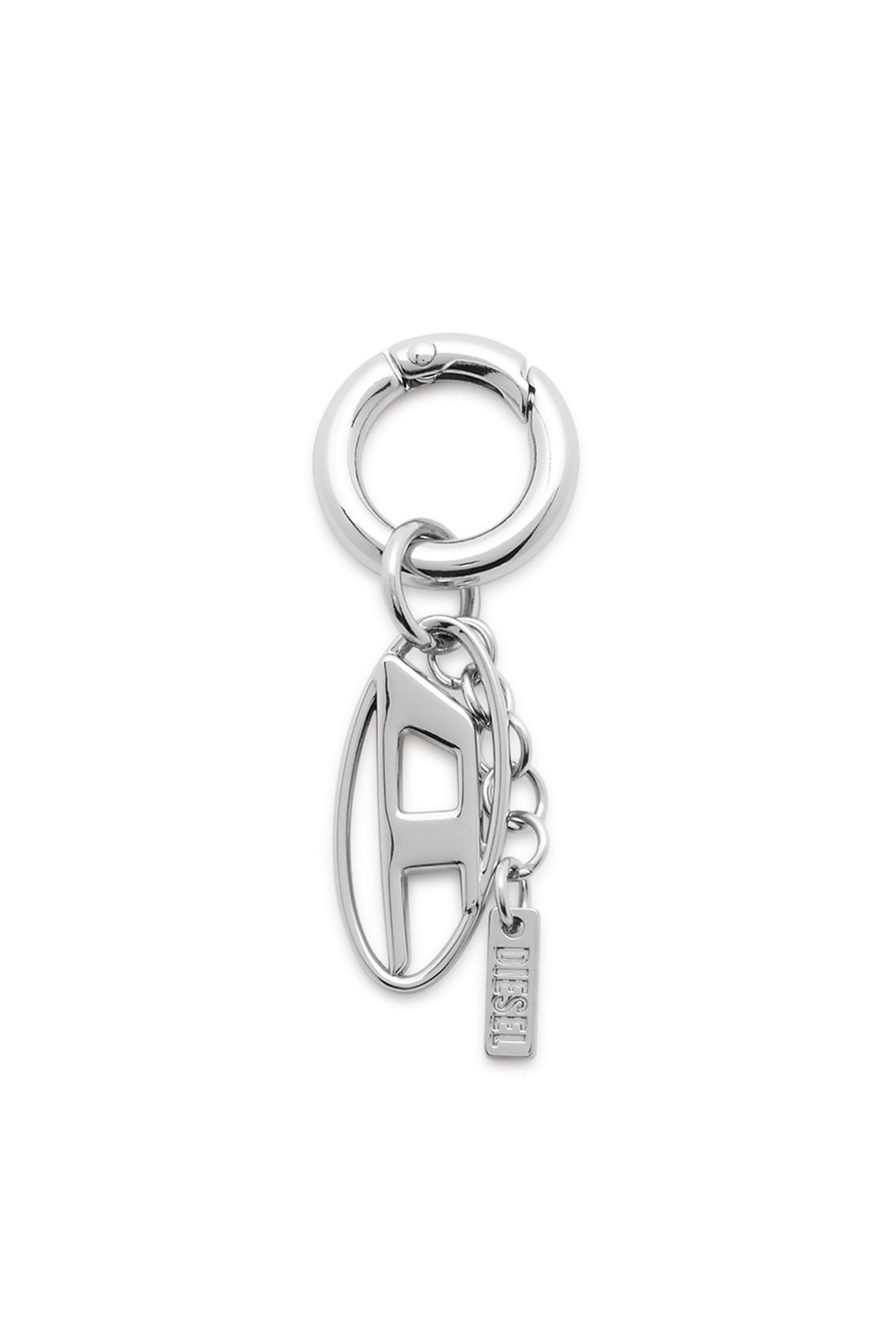 Diesel - CHARM-OVAL D, Unisex's Charm with Oval D charm in シルバー - 1