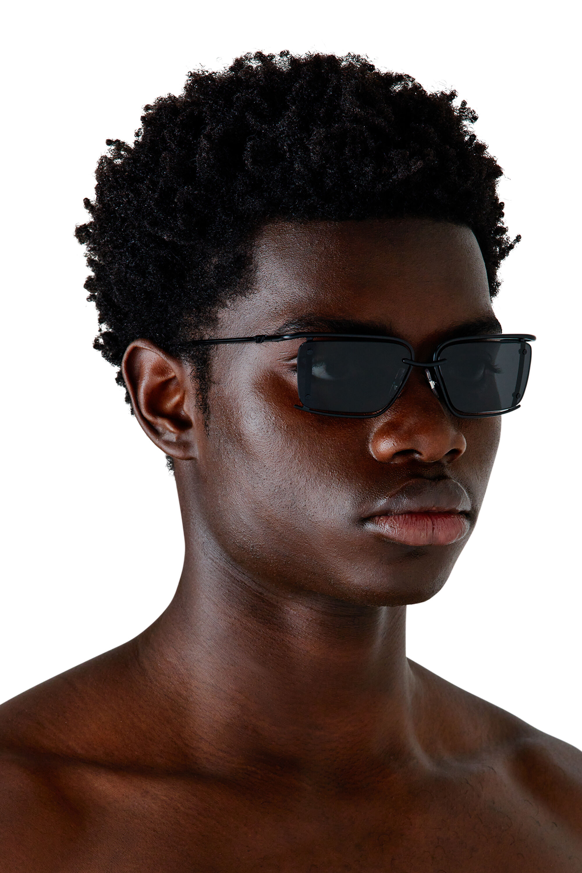 Diesel - 0DL1002, Unisex's サングラス in ブラック - 4