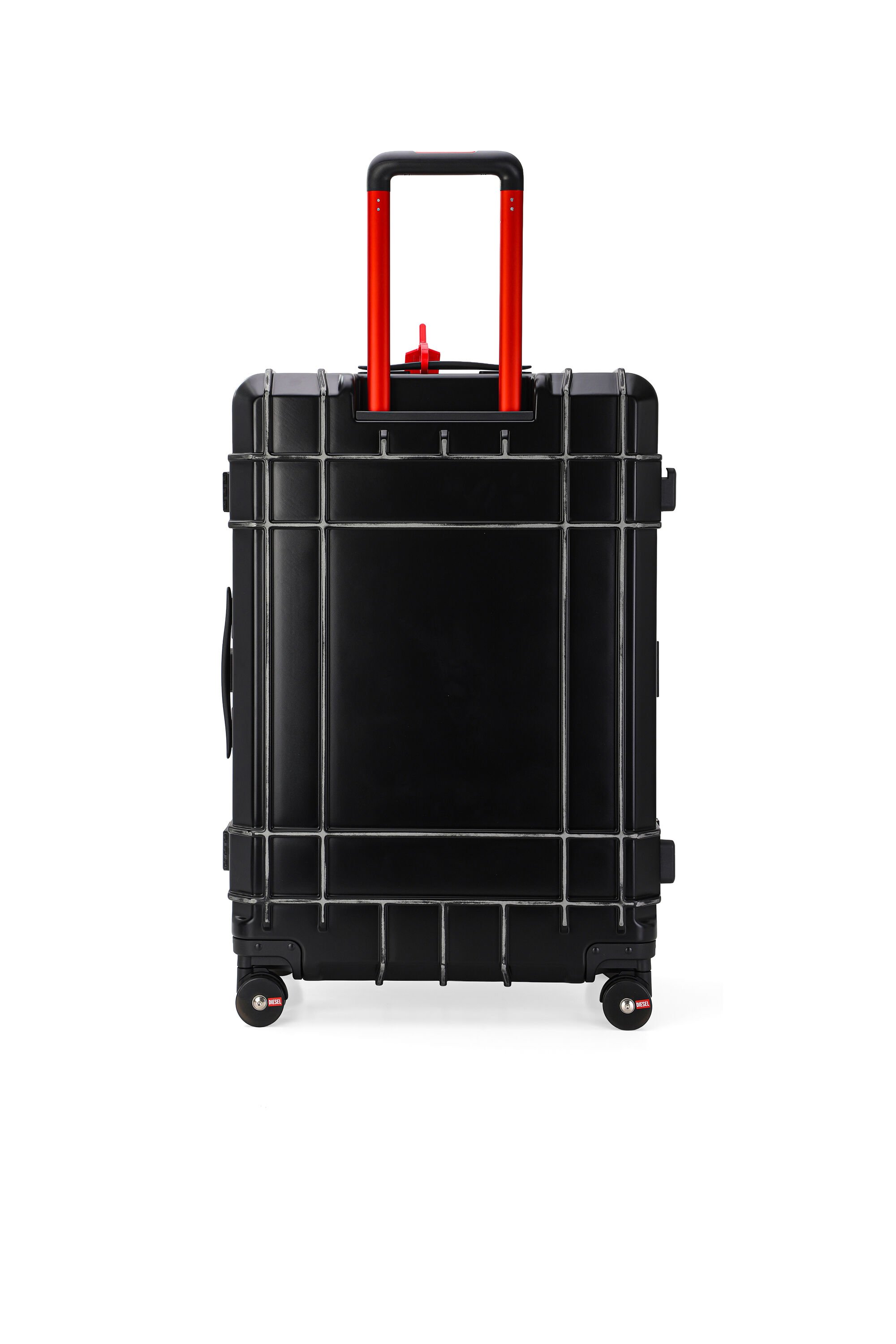 Diesel - DIESEL PC STRONG IMAGE TROLLEY- DSL003, Unisex's Rugged carry‑on suitcase 28" in ブラック - 2