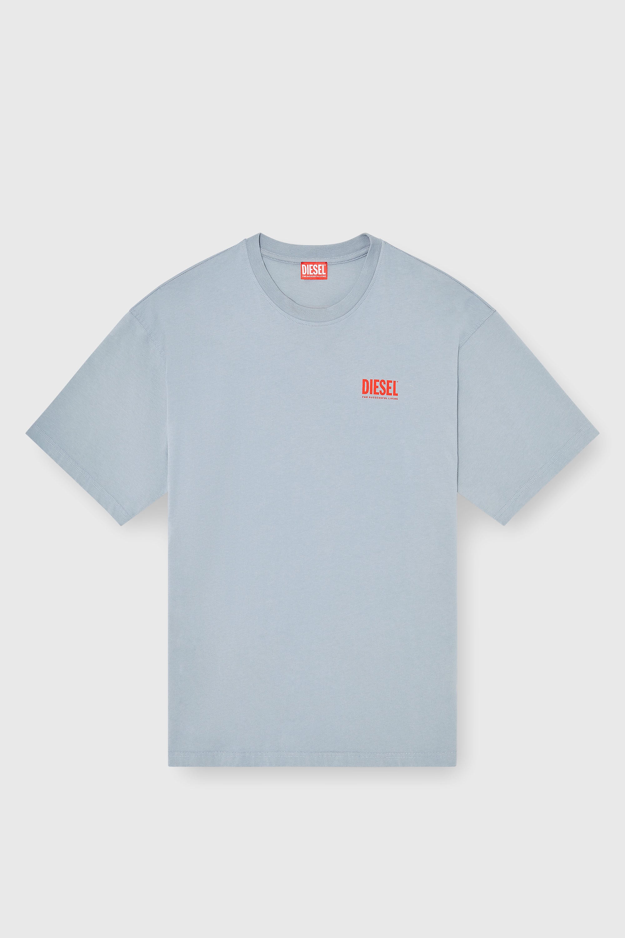 Diesel - T-BOXT-BISK, Male's Tシャツ in ライトグレー - 2