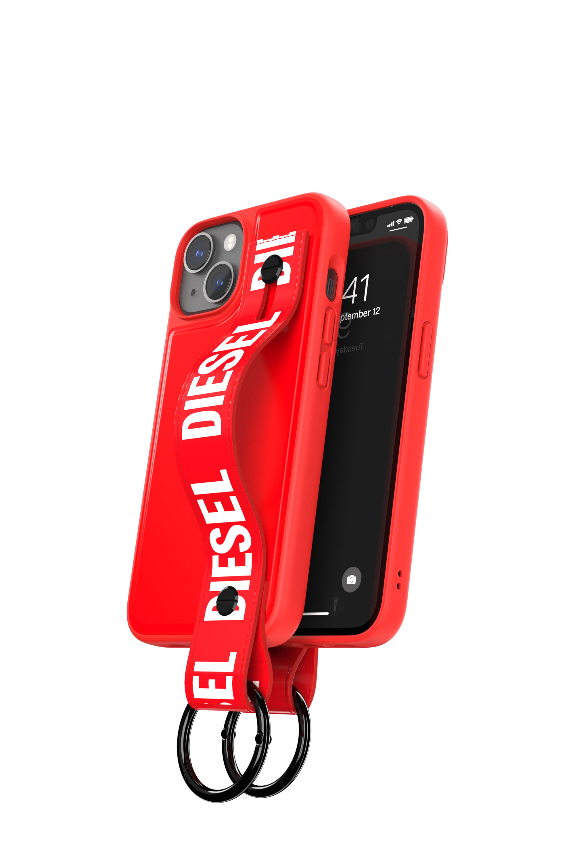Diesel - 51496 MOULDED CASE, Unisex's iPhone 14 対応 ケース in レッド - 3