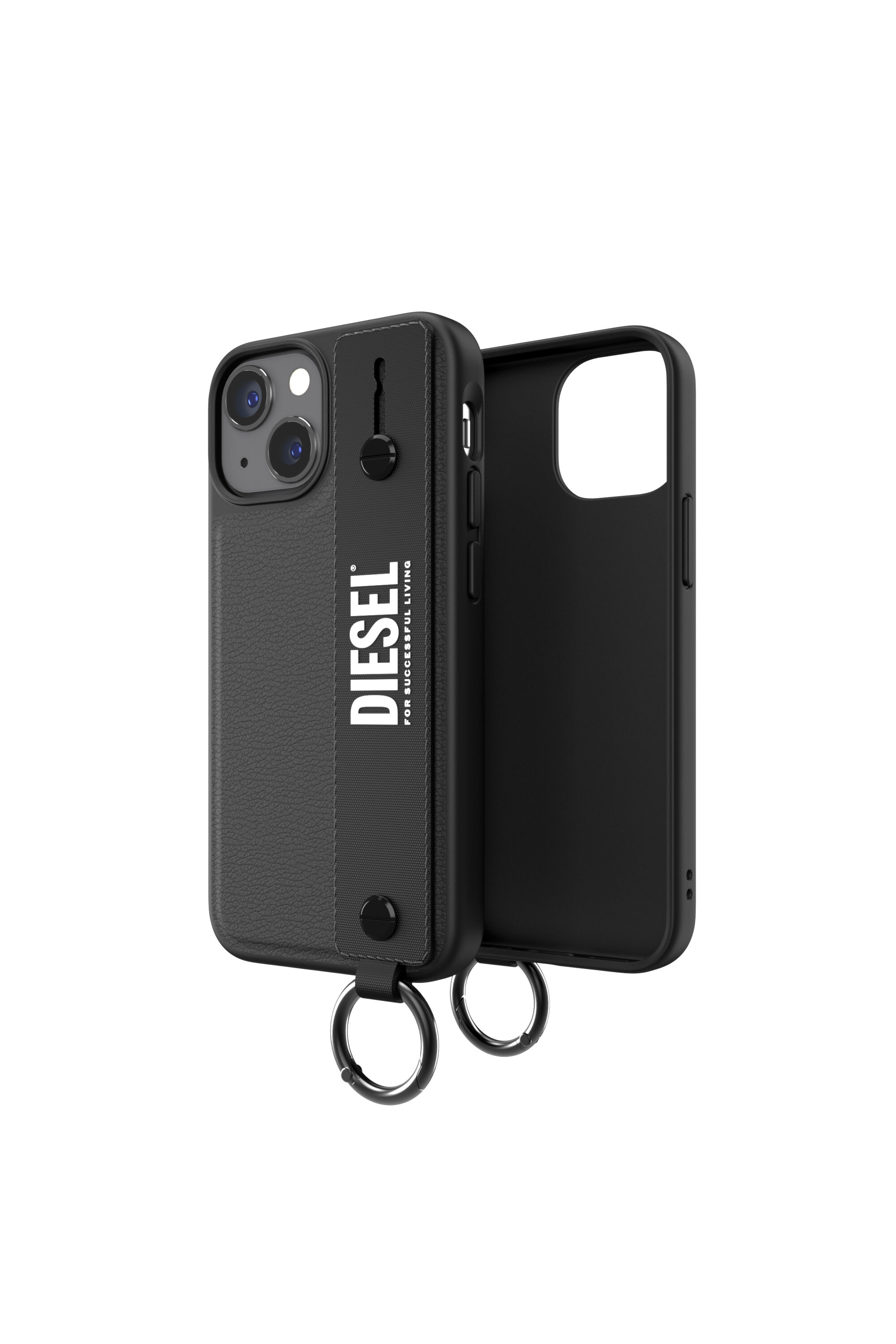 Diesel - 47176 TECH CHAIN, Unisex's iPhone 13 mini　対応 ケース in ブラック - 1