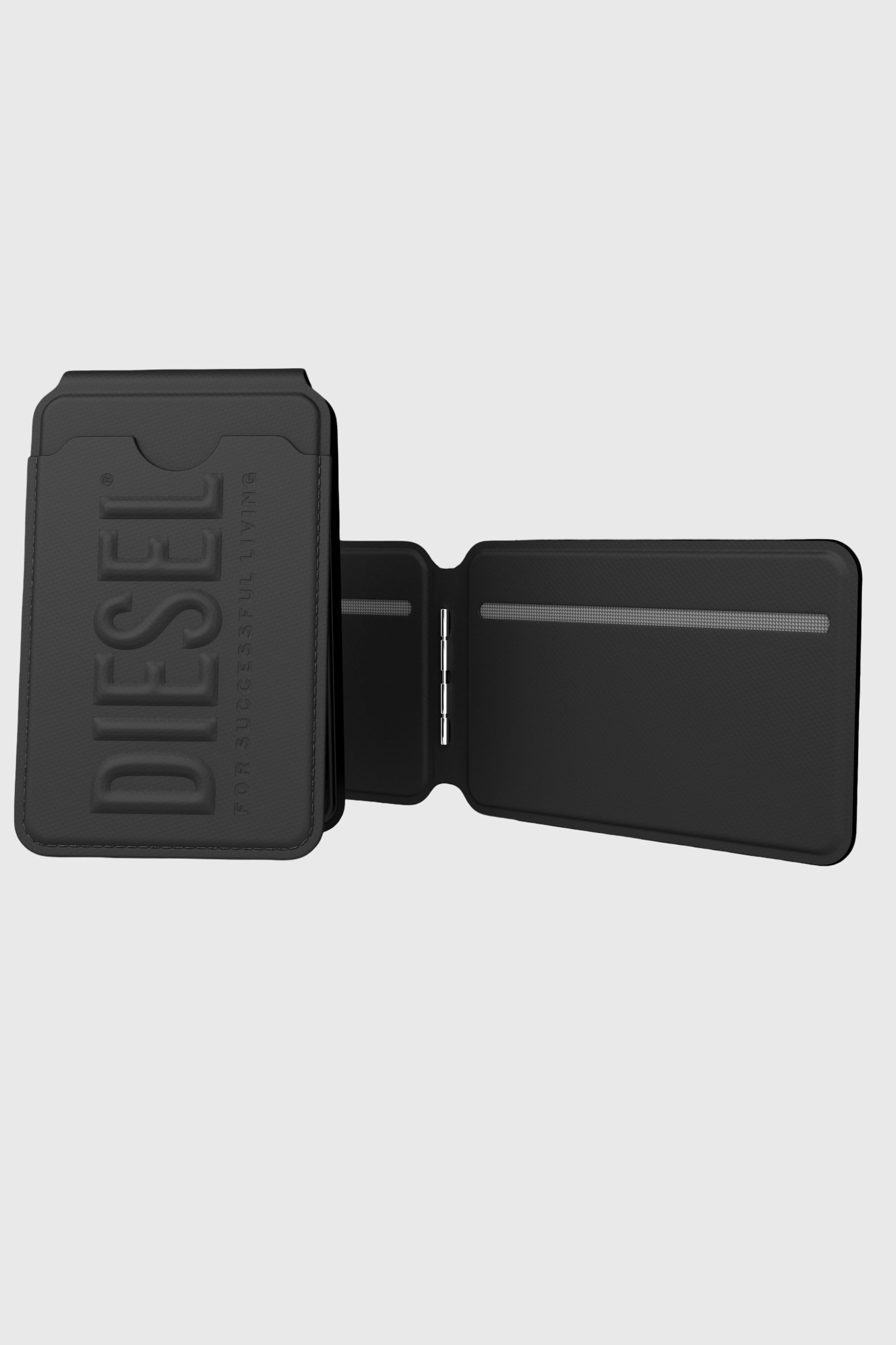 60449 CREDIT CARD HOLDER UNIVERSAL｜ブラック｜ウィメンズ｜DIESEL