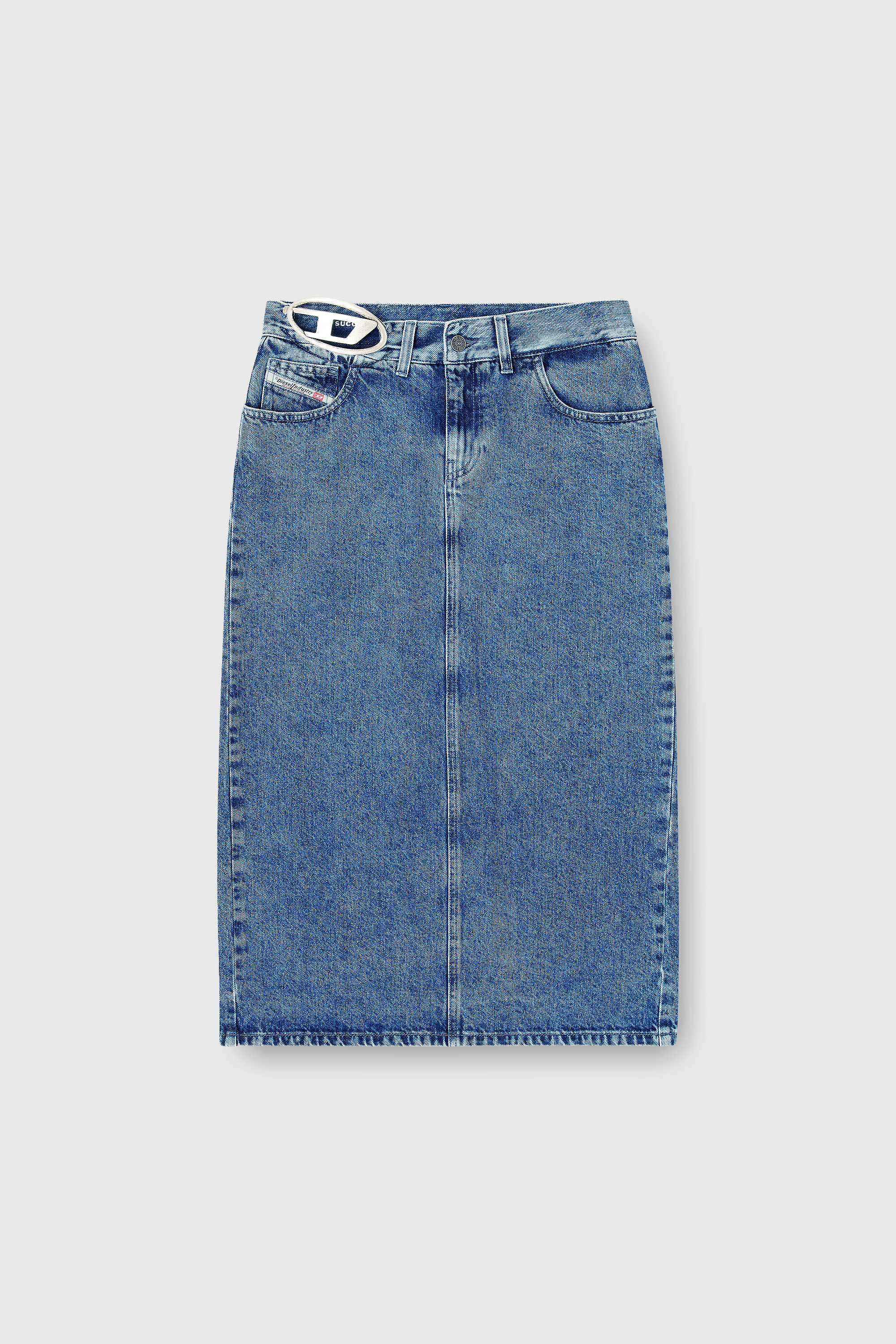 DE-SKYE-S1 デニムスカート｜ブルー｜ウィメンズ｜DIESEL