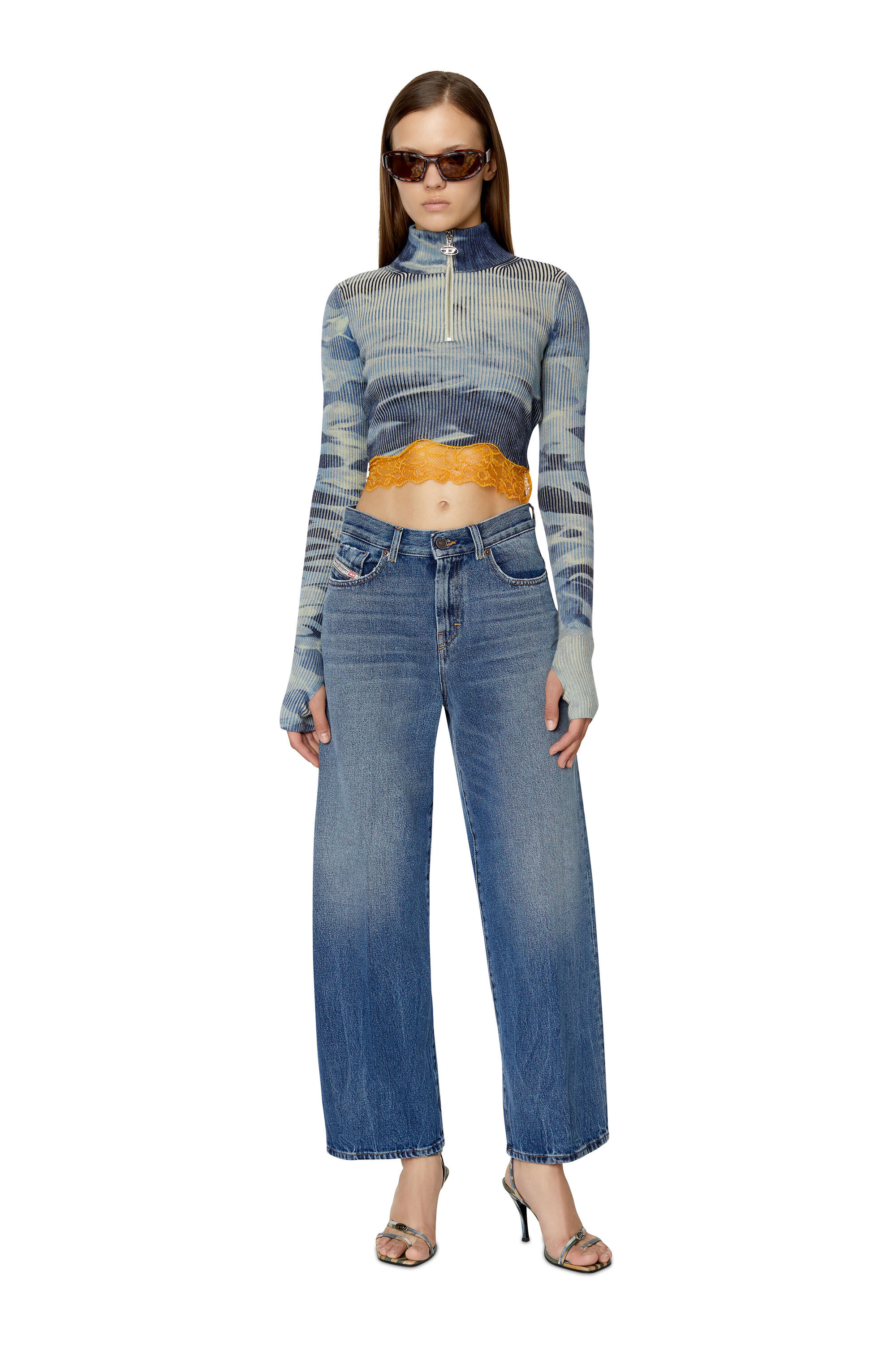Diesel - 2000 09E03 Bootcut and Flare Jeans, ダークブルー - Image 1