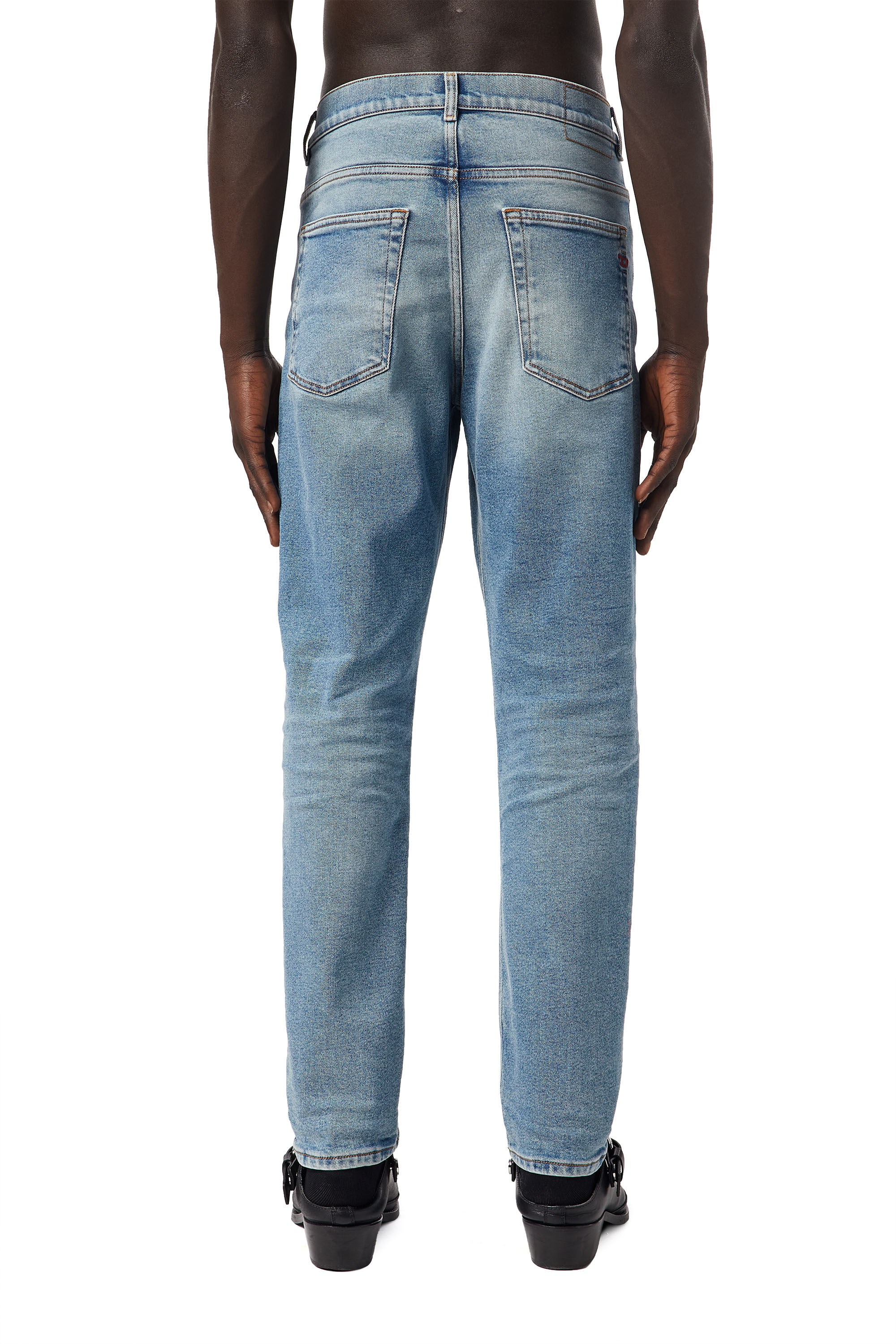 Diesel - 2005 D-FINING 09C77 Tapered Jeans, ライトブルー - Image 5