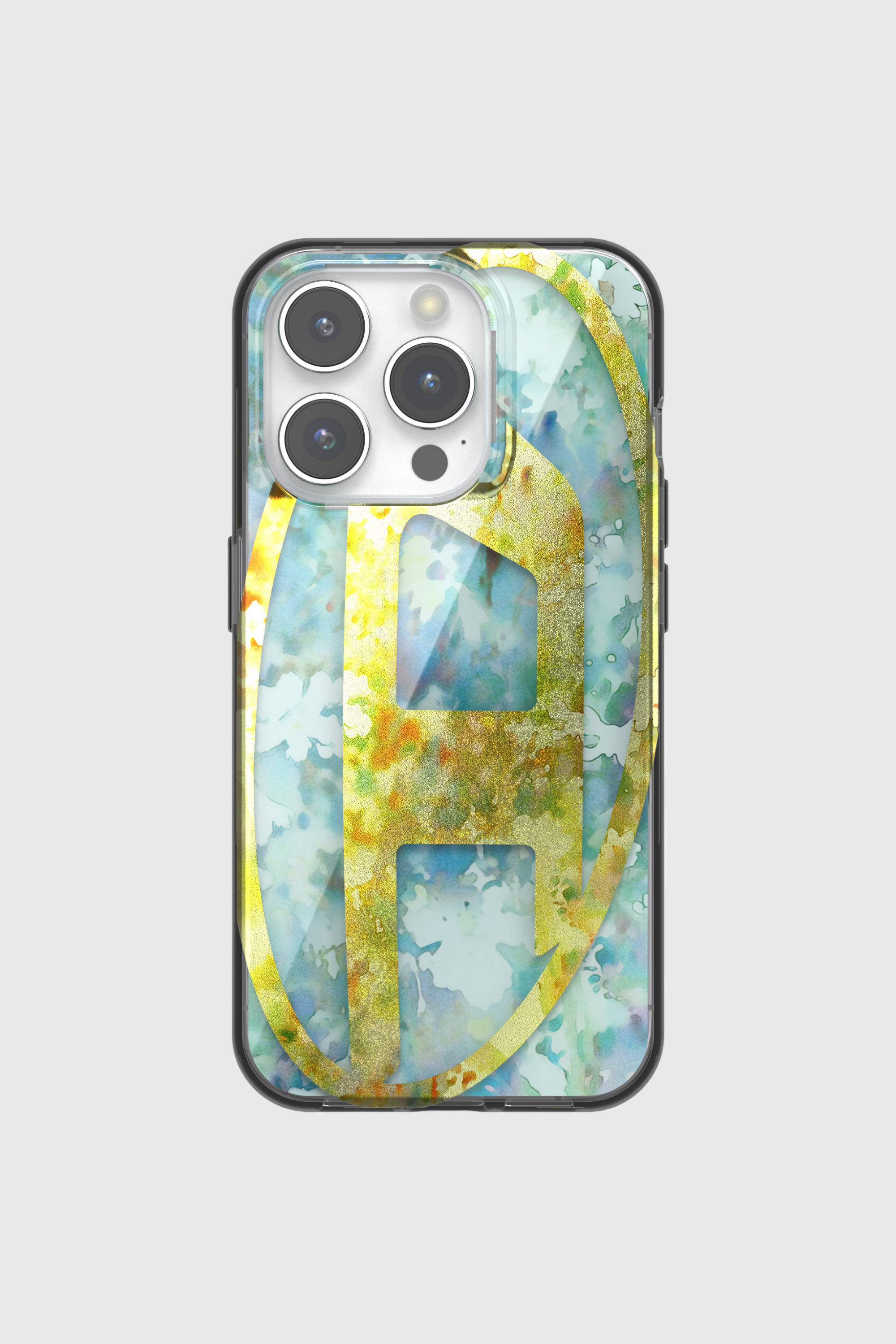 Diesel - 60064 AOP CASE, Unisex's iPhone 15 Pro in イエロー/ブルー - 2