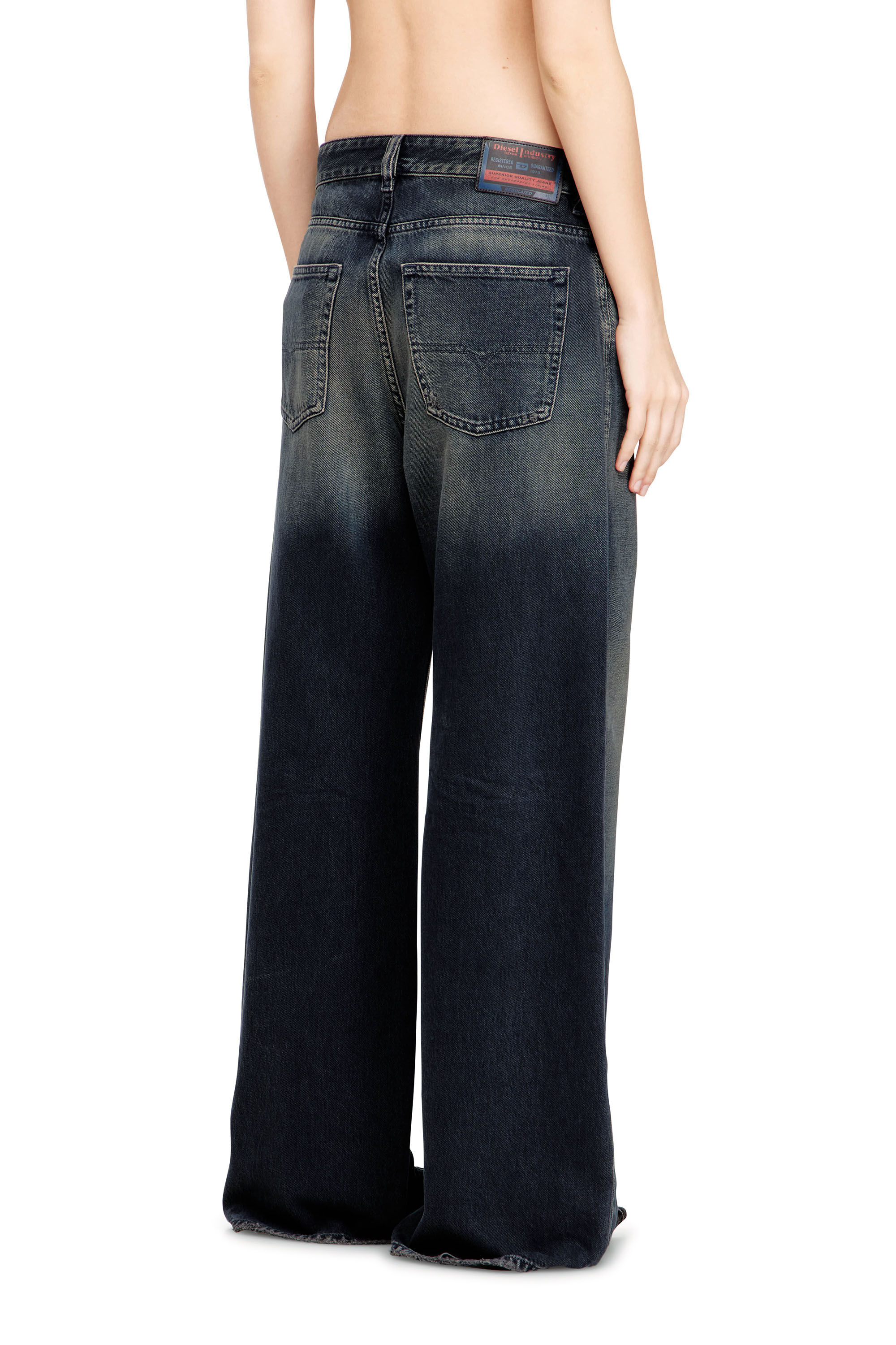 Diesel - Female's Relaxed Jeans 1996 D-Sire 09N67, ダークブルー - 4