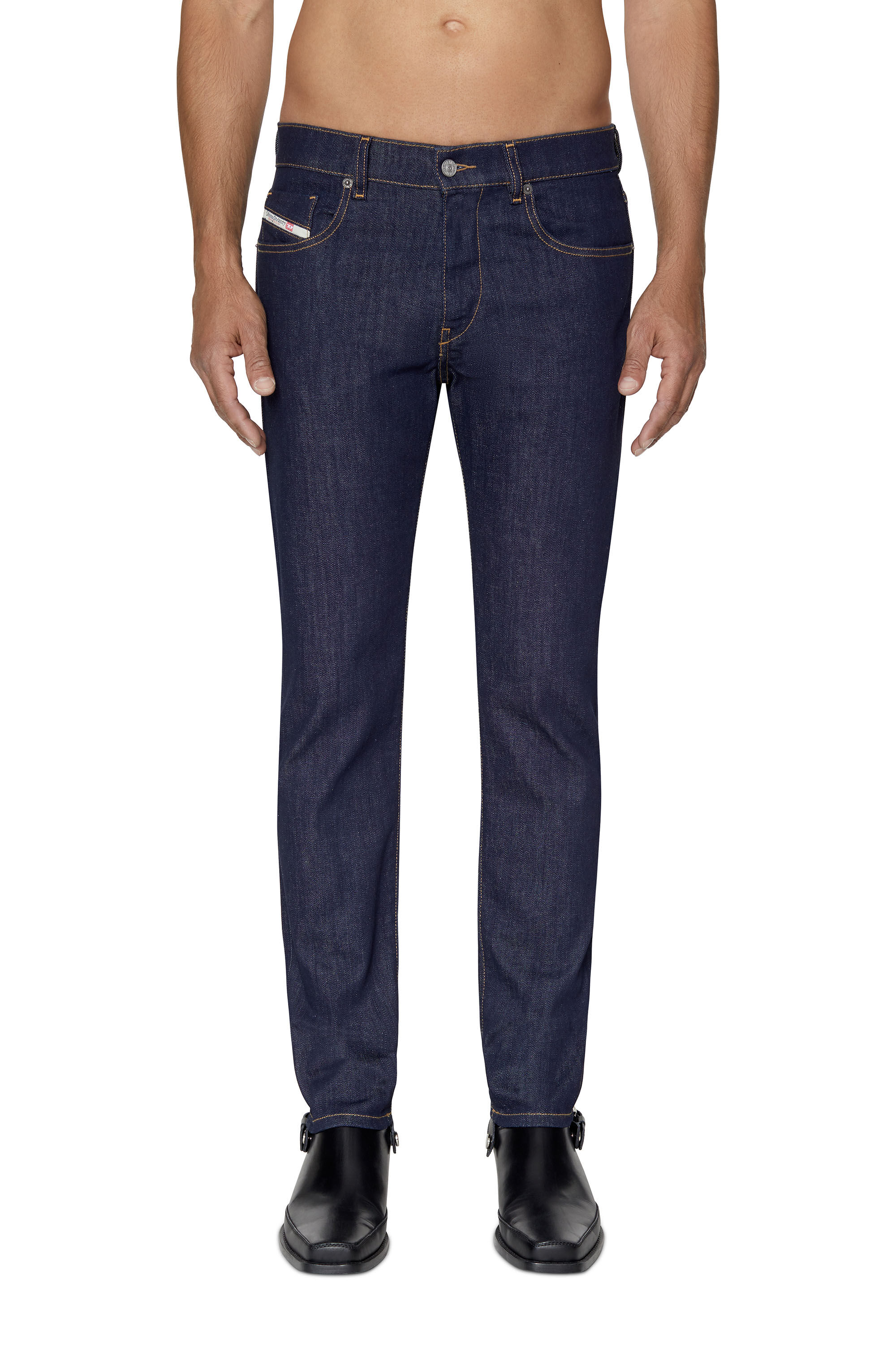 Diesel - Male's Slim Jeans 2019 D-Strukt Z9B89, ダークブルー - 3