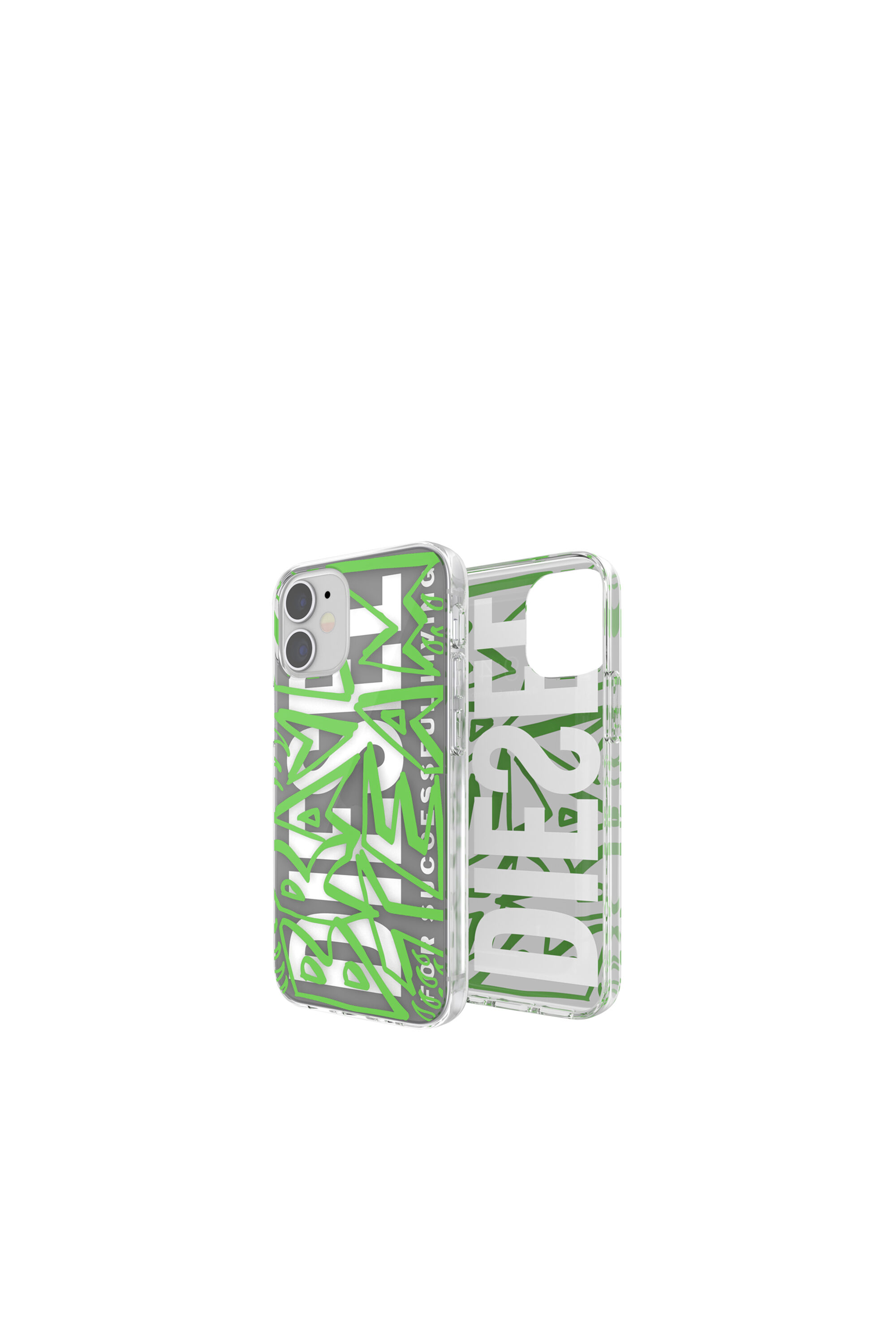 Diesel - 42569 STANDARD CASE, Unisex's Ultra-light TPU Case for iPhone 12 Mini in グリーン - 1