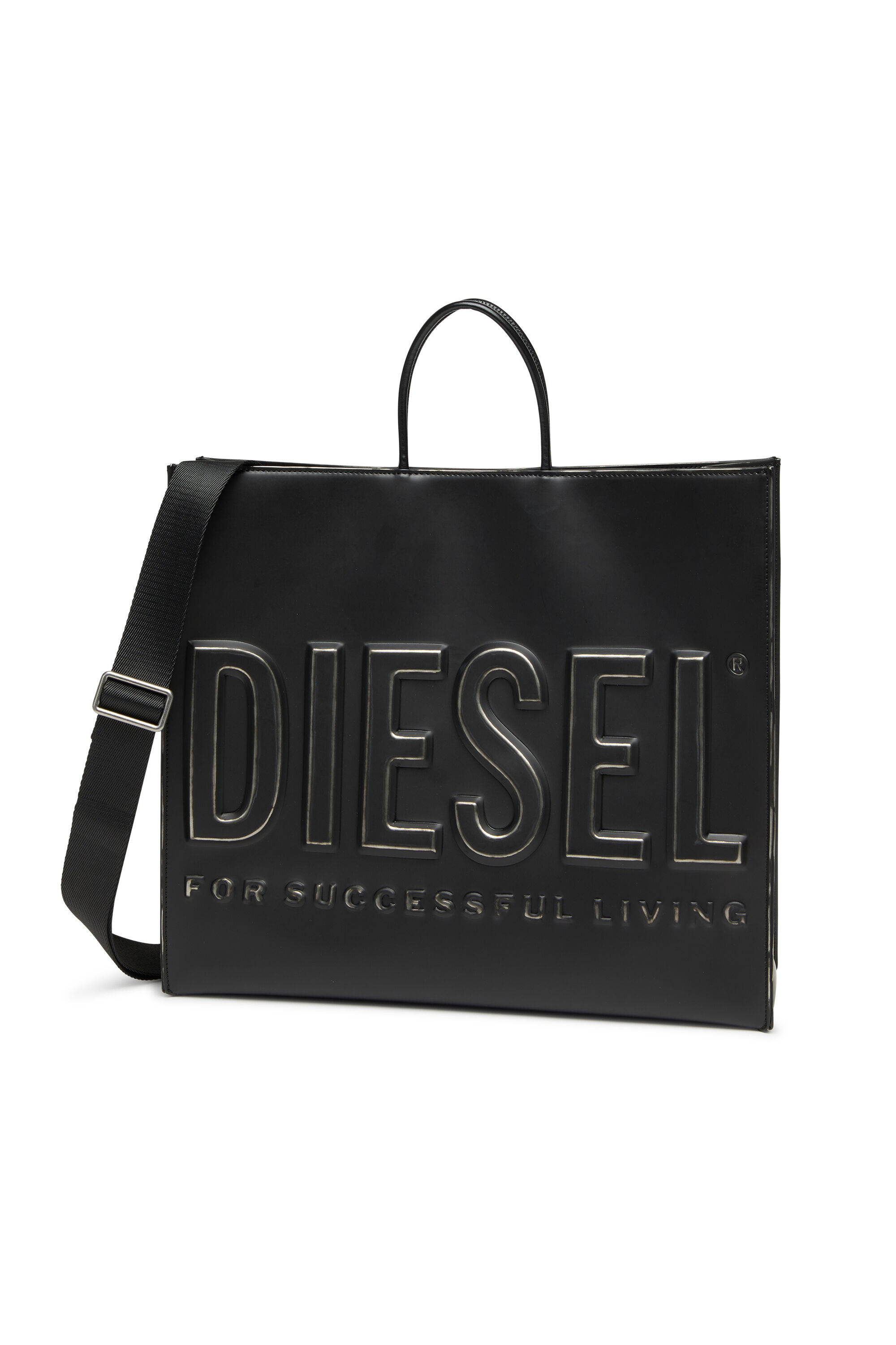 DSL 3D TOTE EW X トートバッグ｜ブラック｜ウィメンズ｜DIESEL