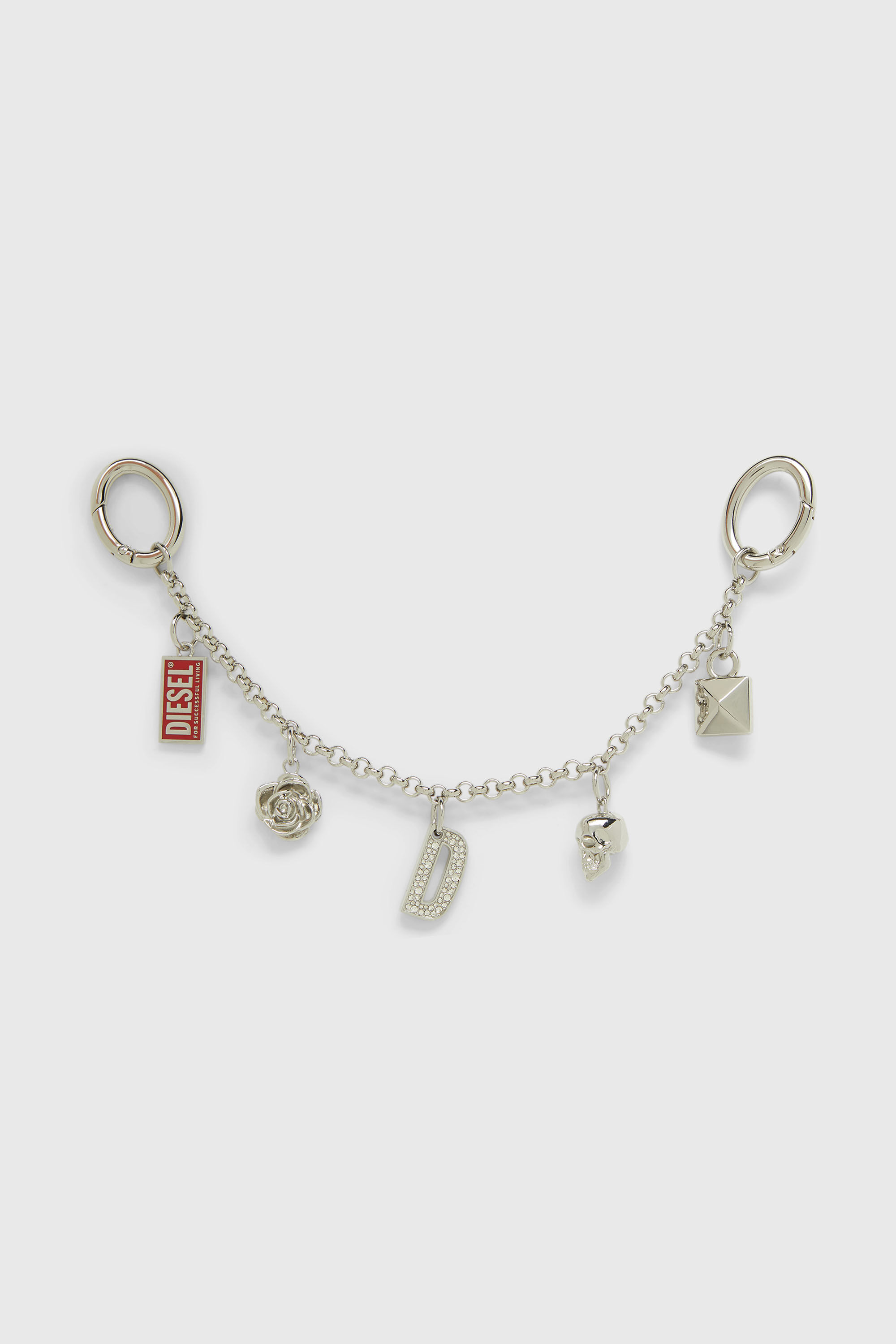 CHAIN-D II S チェーンチャーム｜シルバー｜ウィメンズ｜DIESEL