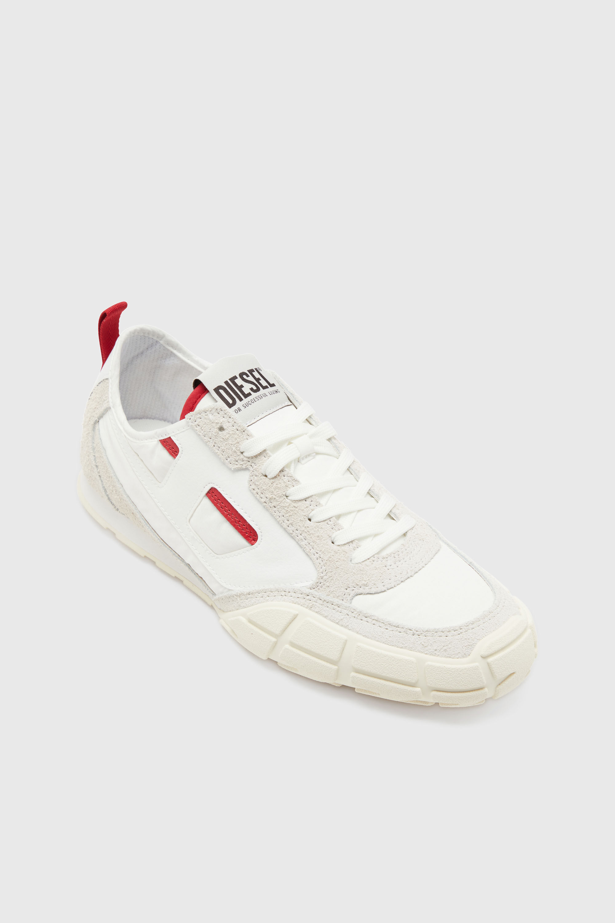 Diesel - S-PAGODHA LOW, Male's スニーカー in ホワイト/レッド/ブルー - 7