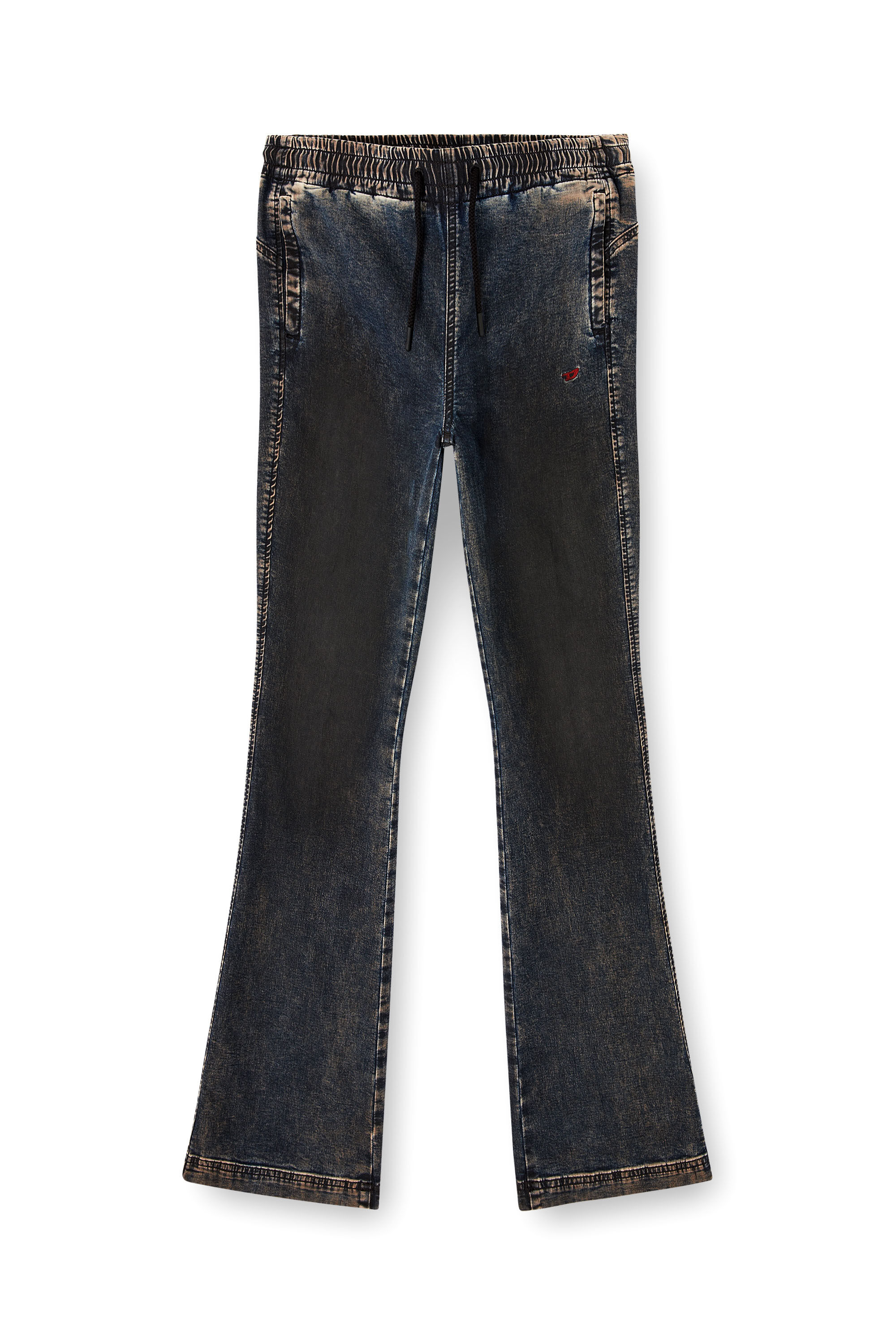 Diesel - Female's Bootcut 2069 D-Ebbey Joggjeans&reg; 09N64, ダークブルー - 2