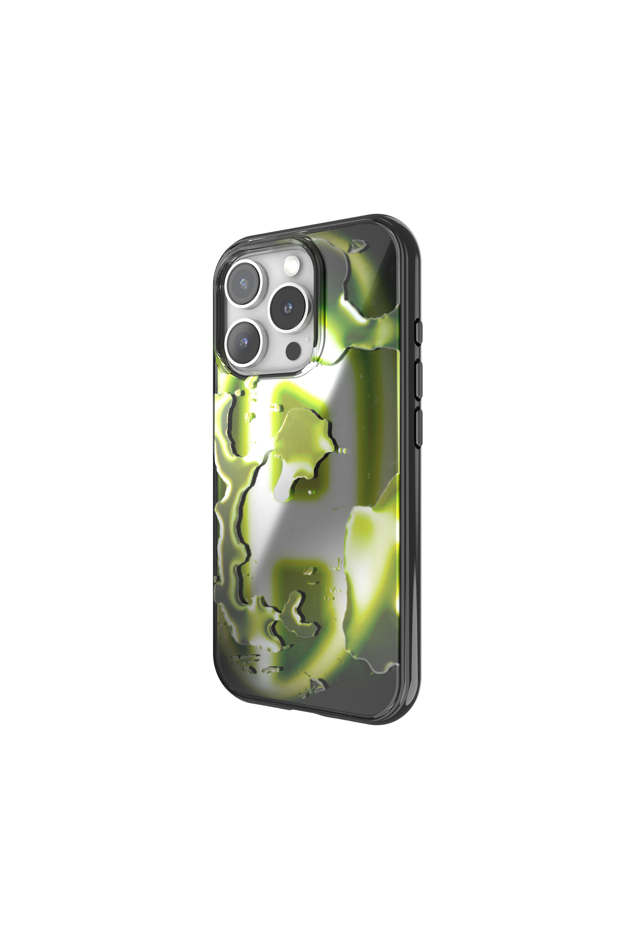 60168 AOP CASE Oval D Neon Case for iP 16 Pro｜イエロー