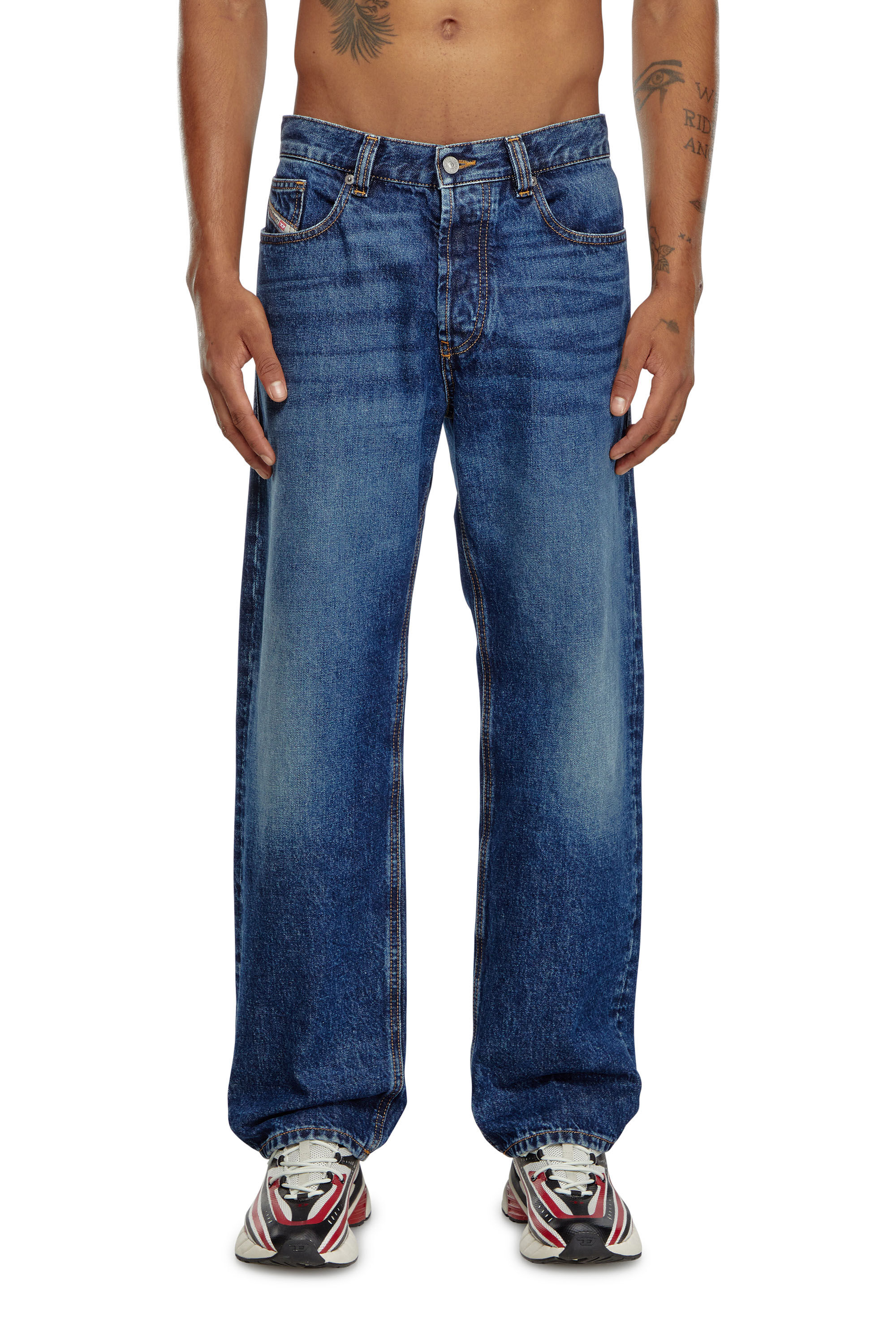 Diesel - Male's Regular Jeans 2010 D-Macs 09I27, ダークブルー - 3