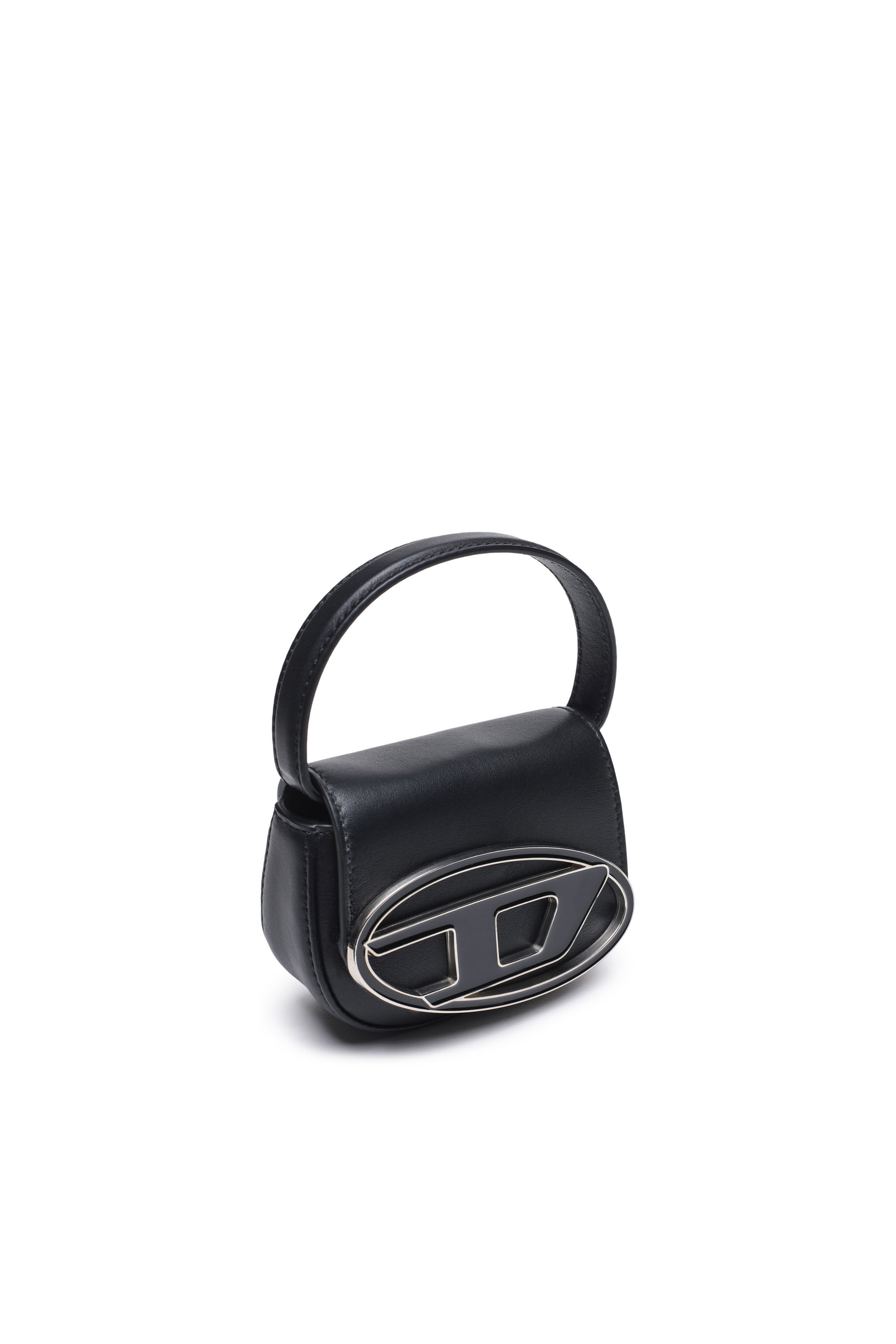 Diesel - 1DR XS, Female's カウレザーショルダーバッグXS in ブラック - 6