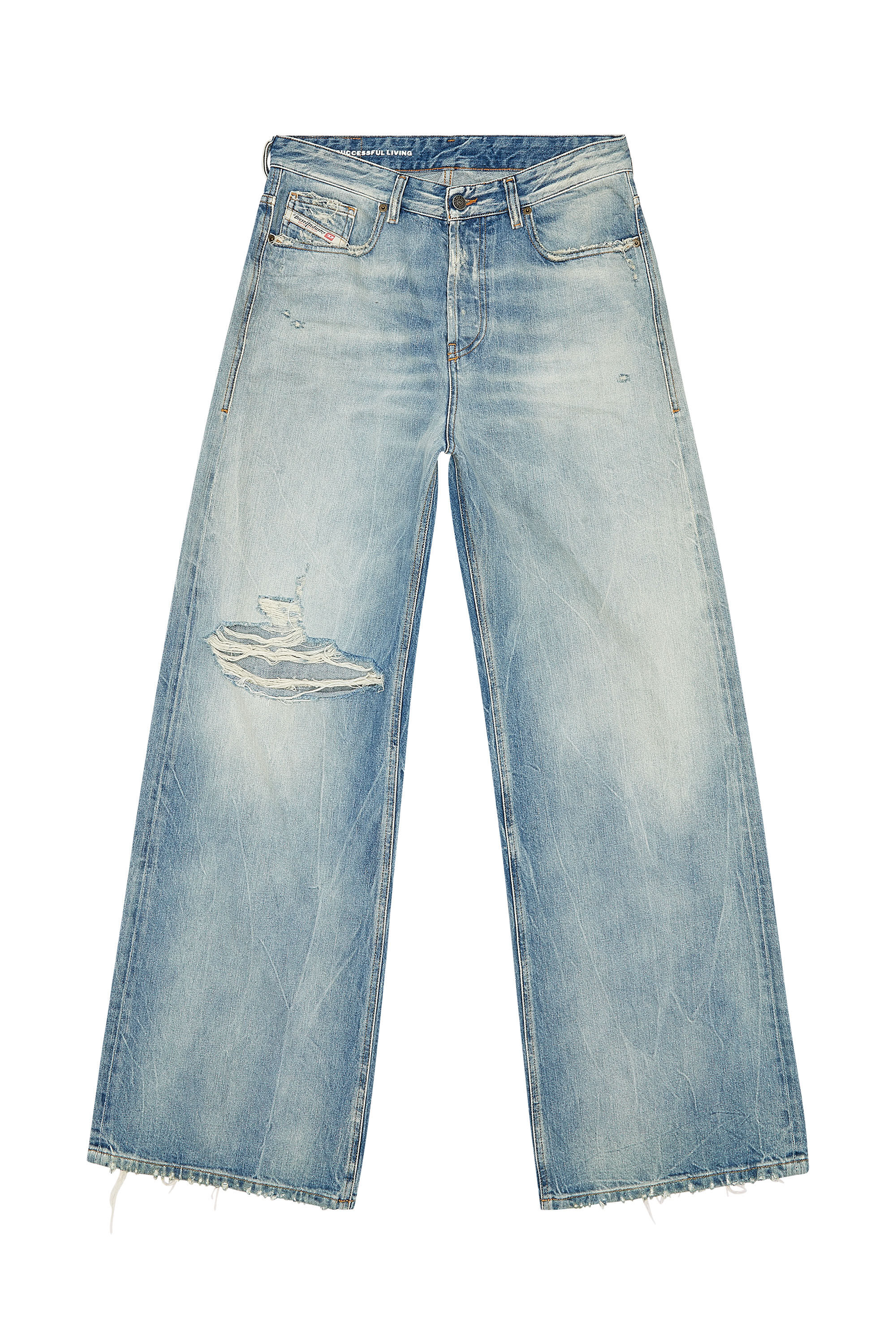 Diesel - Female's Relaxed Jeans 1996 D-Sire 09H58, ライトブルー - 2