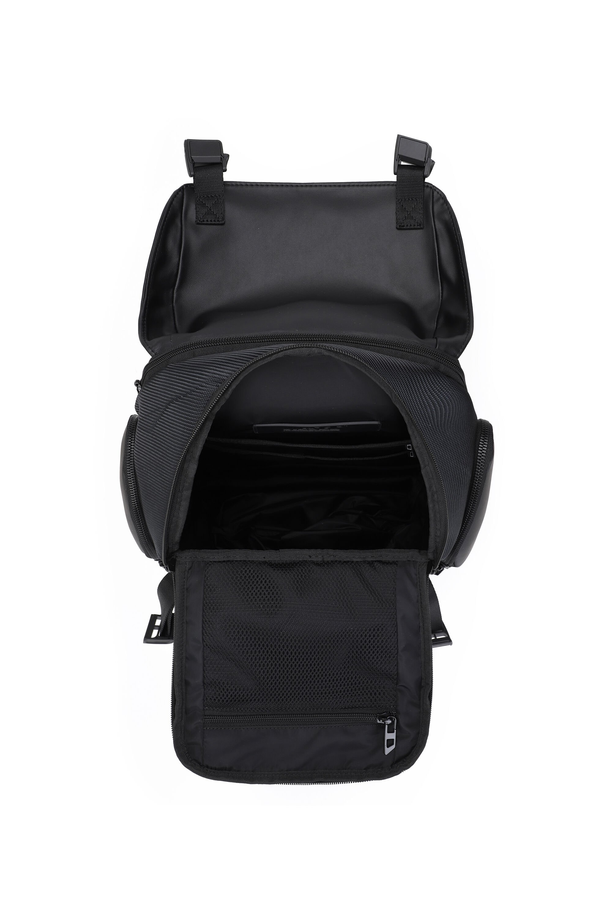 Diesel - DIESEL CARBON FIBER BACKPACK-BLACK  DSB0, Unisex's Functional business backpack in ブラック - 4